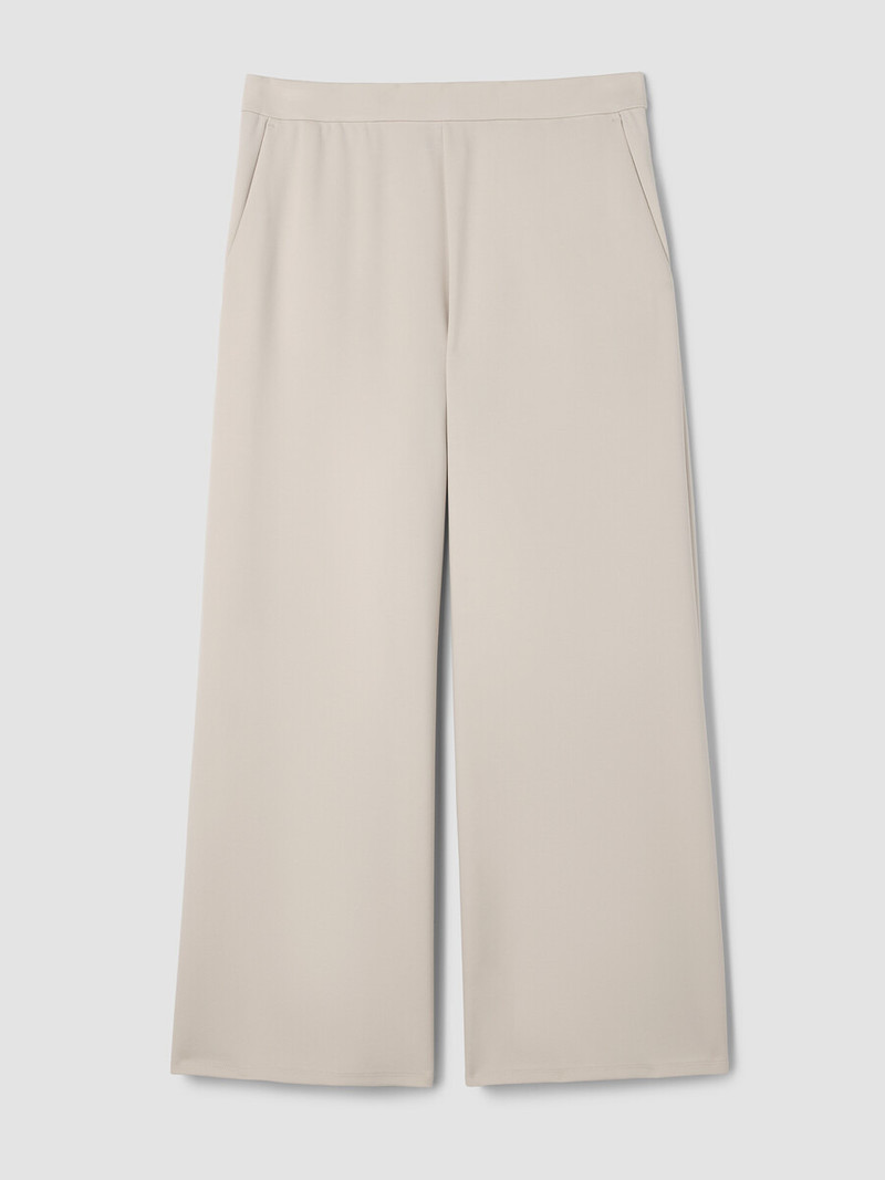 Lightweight Ponte Wide-Leg Pant 1