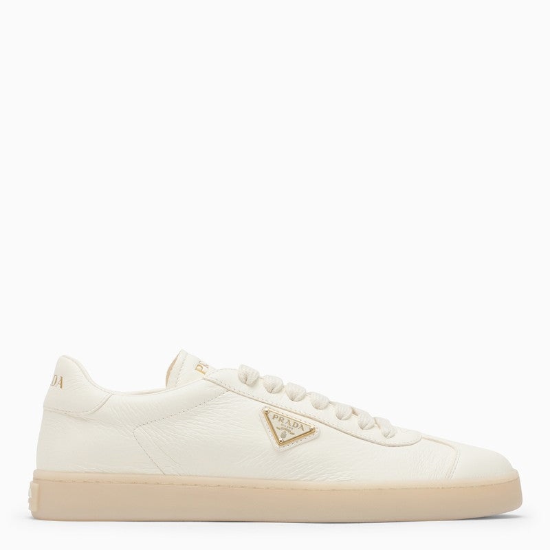 Prada Ivory Leather Trainer Women - 1