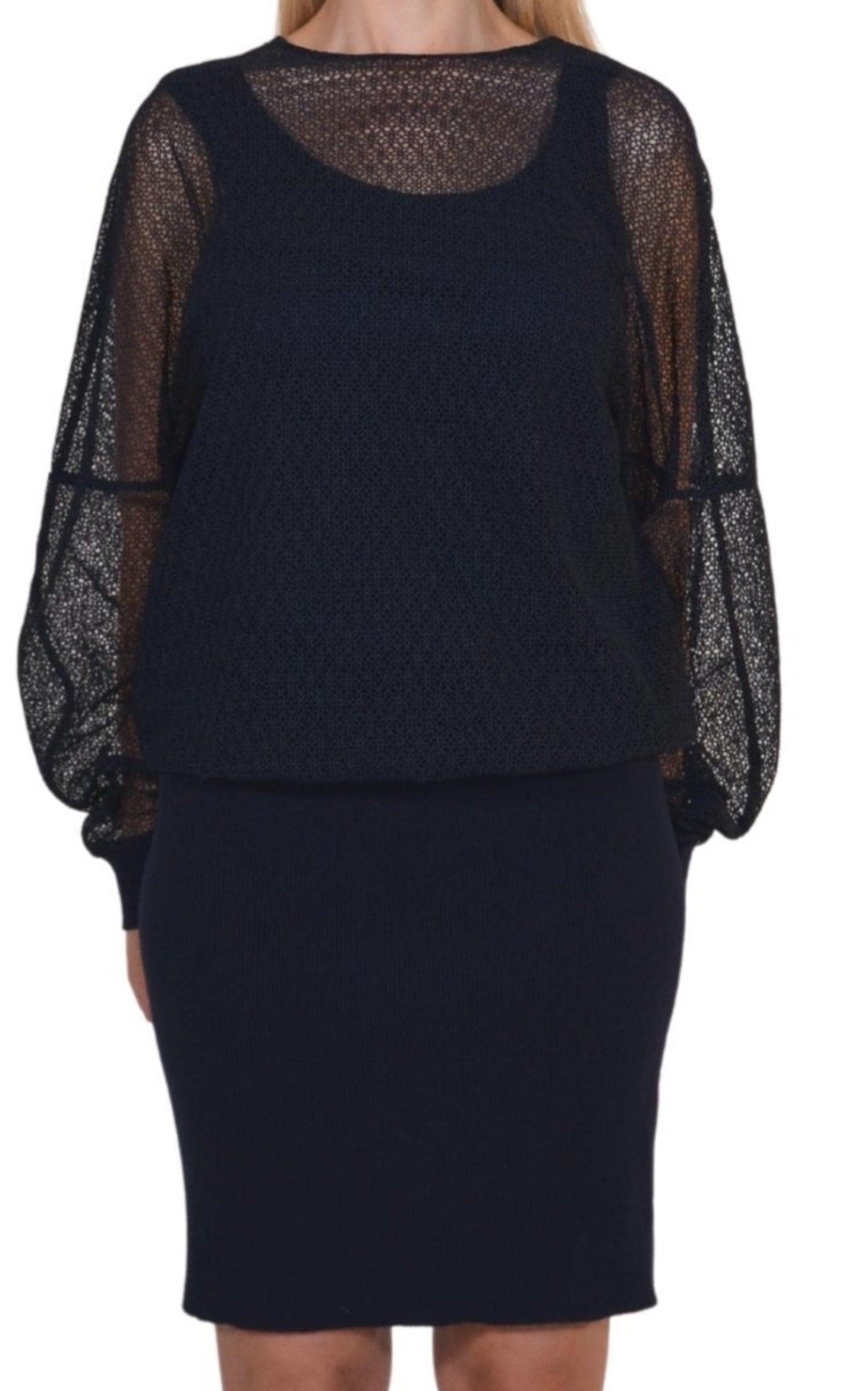 Sweatshirt Cashmere Blend Dress - 5