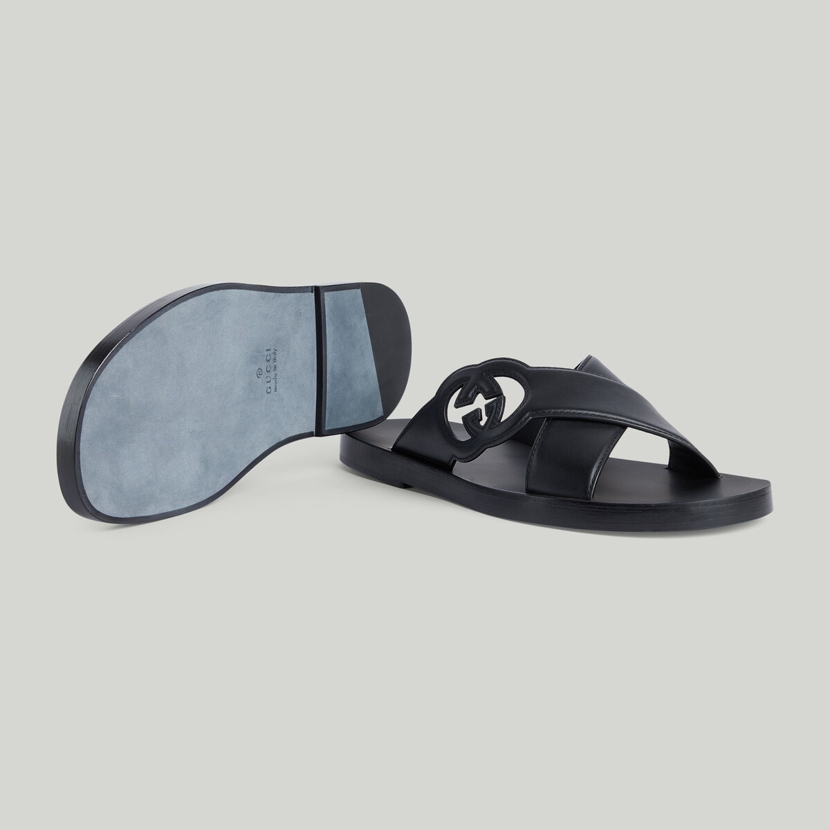 Men's Interlocking G slide sandal - 6