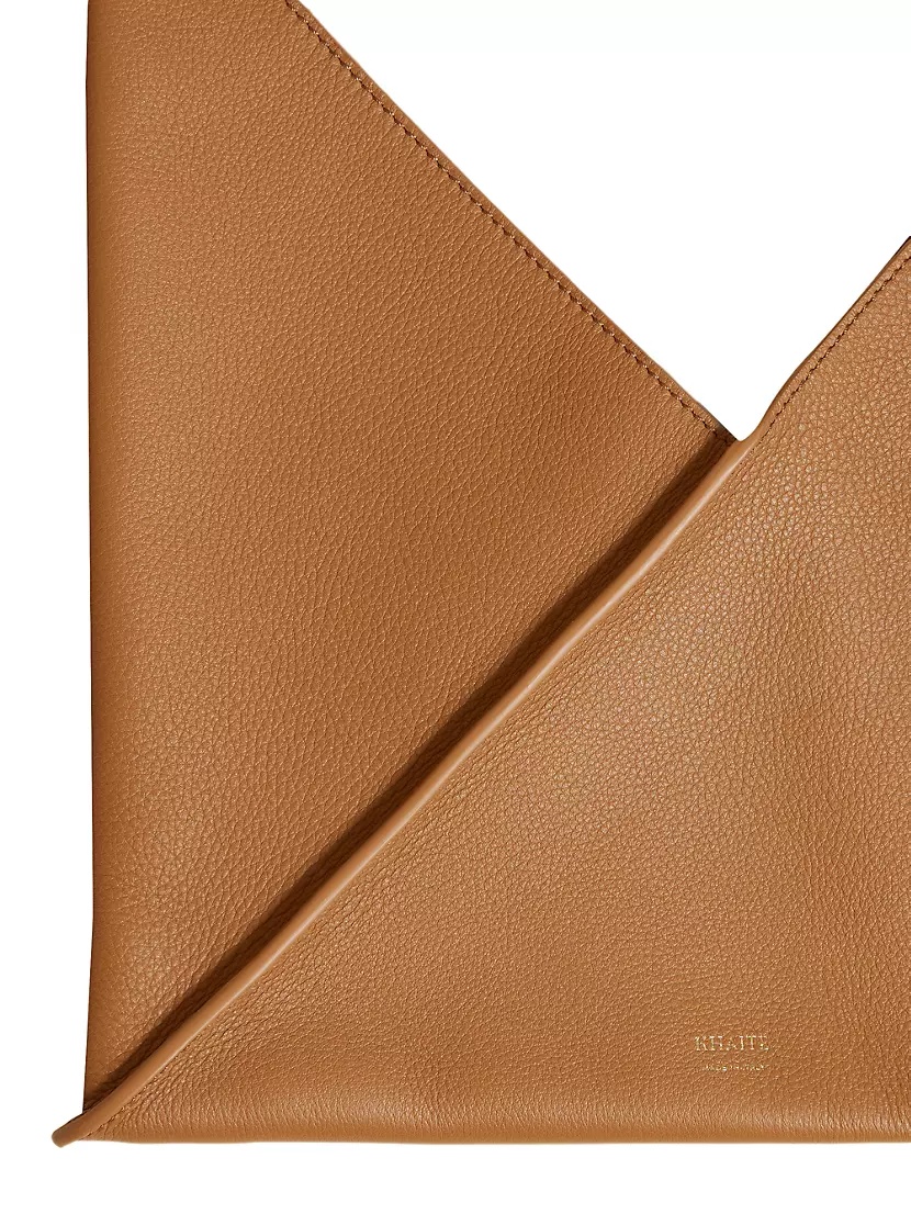 Small Sara Leather Tote Bag - 5