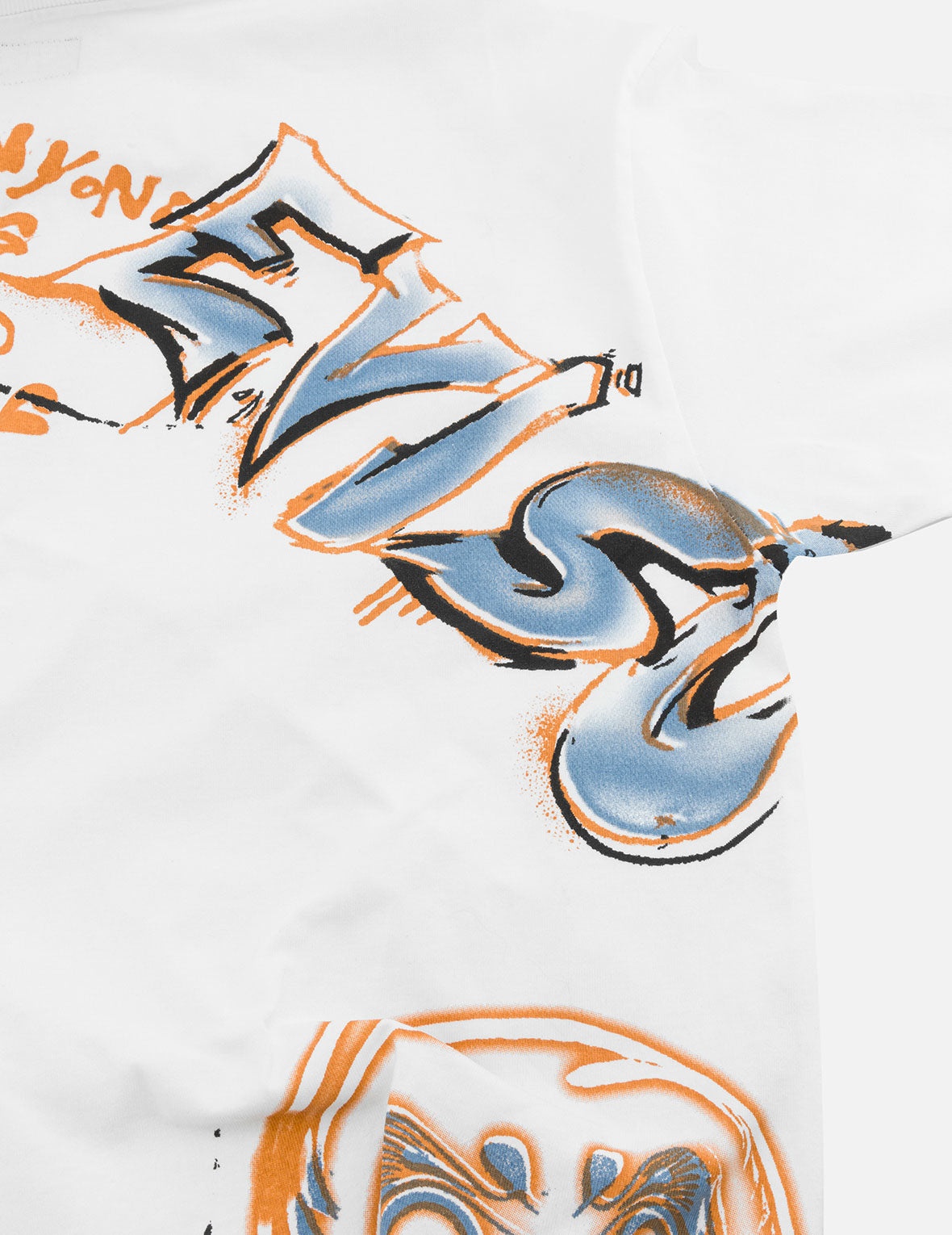 Graffiti Print Relax Fit T-Shirt - 5