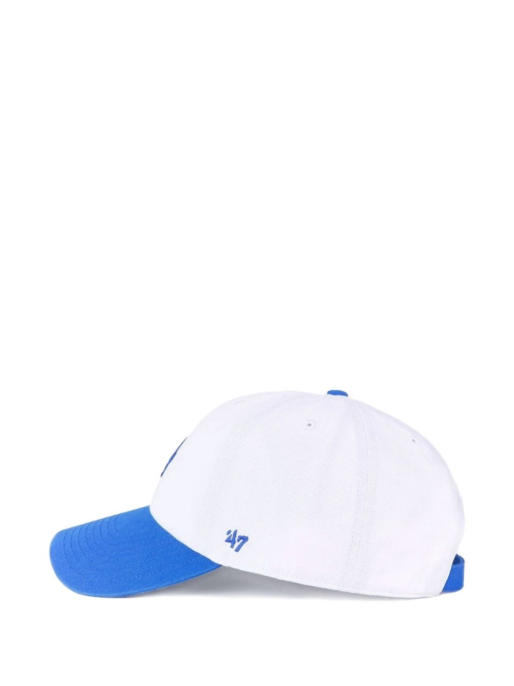 logo-embroidered cotton cap - 3