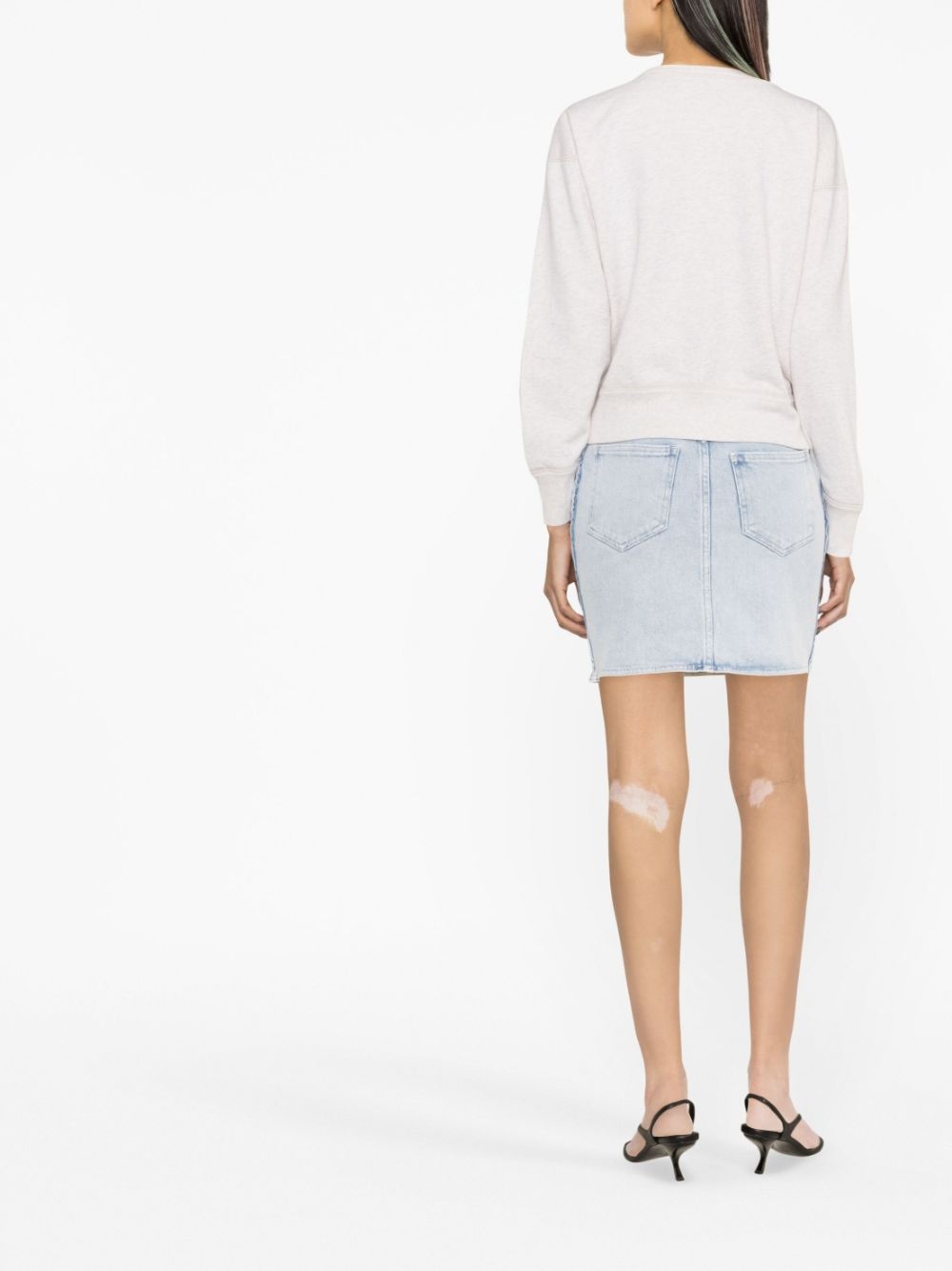 logo-embroidered sweatshirt - 3