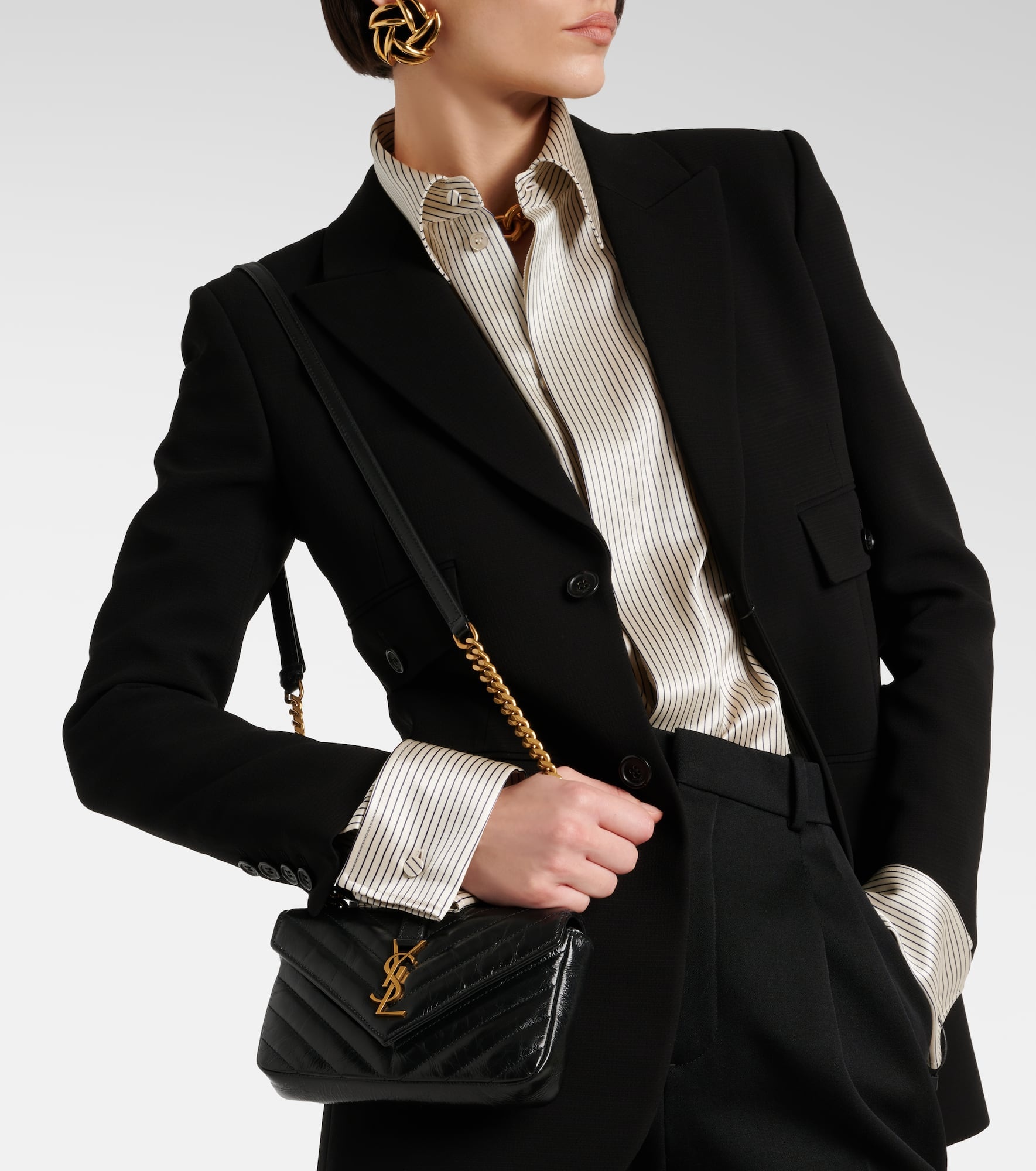 College Mini metalassé leather shoulder bag - 2
