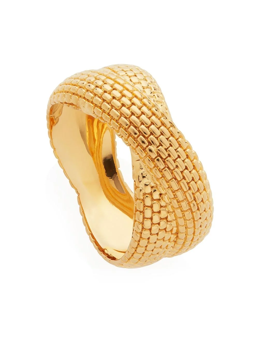 woven cross ring - 1