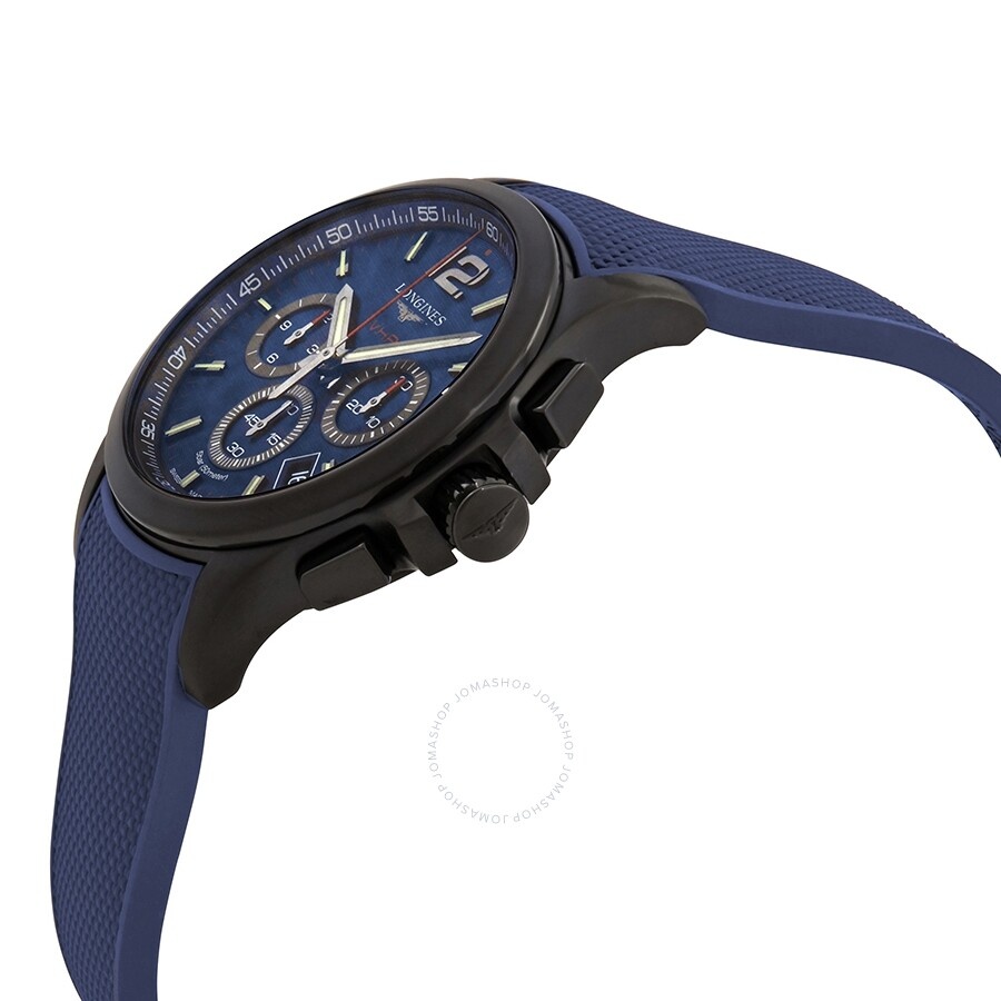 Longines Conquest V.H.P. Perpetual Chronograph Quartz Blue Dial Men's Watch L37172969 - 2
