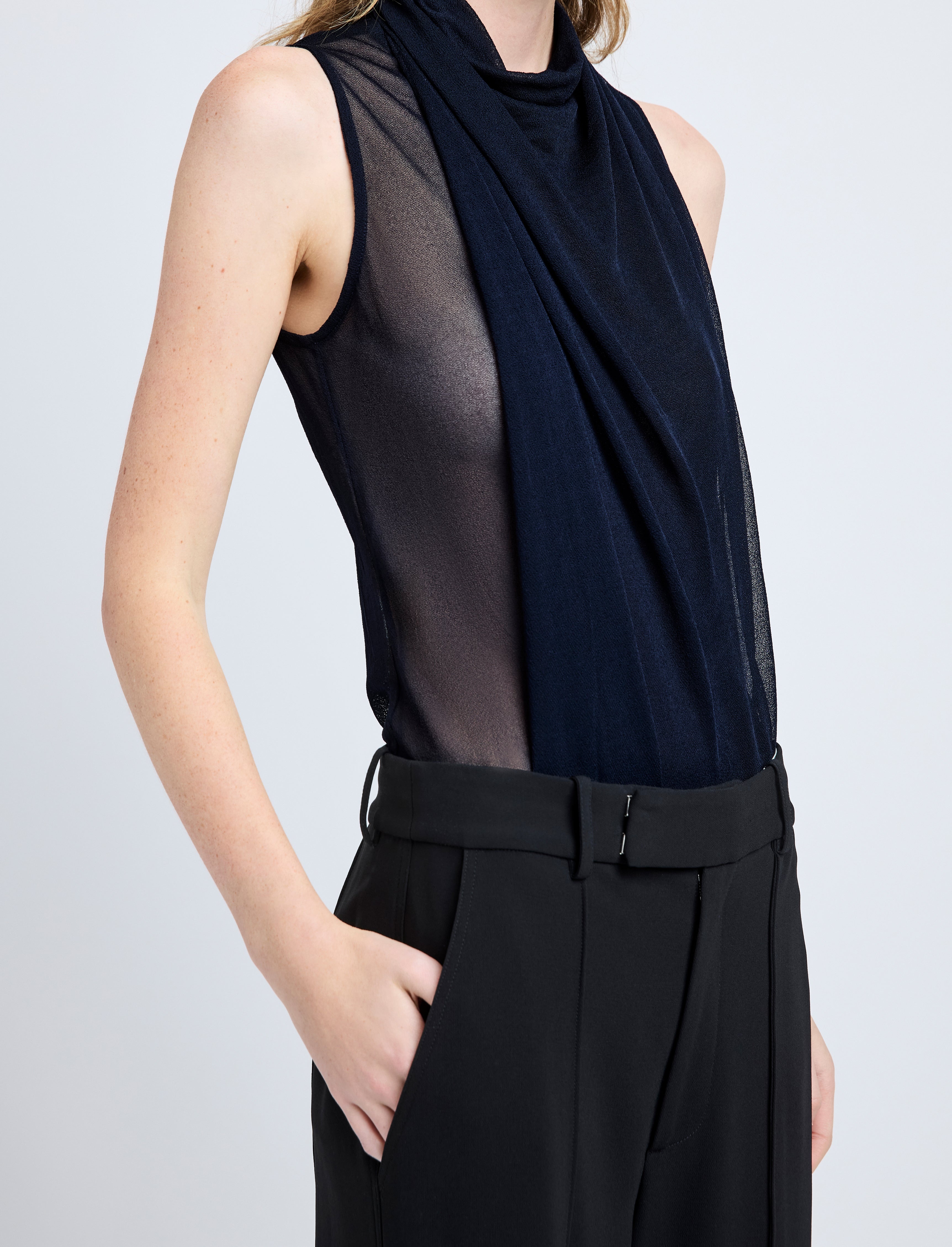 Sage Top in Crepe Jersey - 6