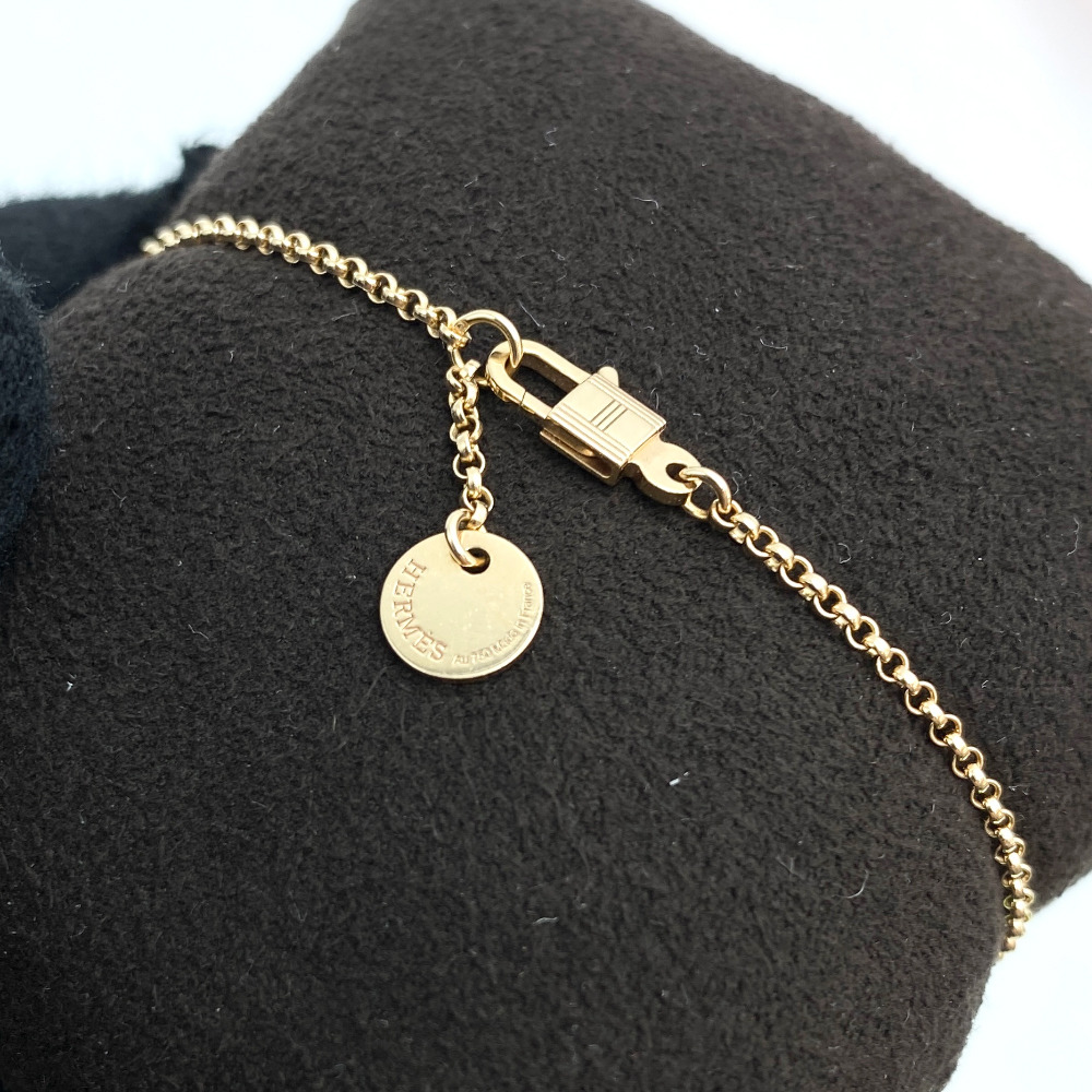 Hermes Rose Gold 18K Clous de H Bracelet - 6