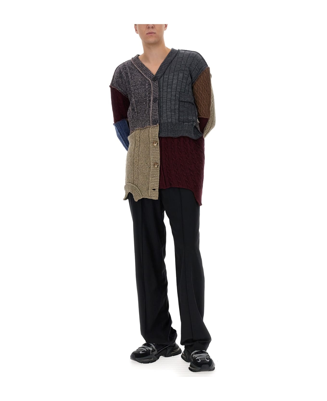 Patchwork Cardigan - 4