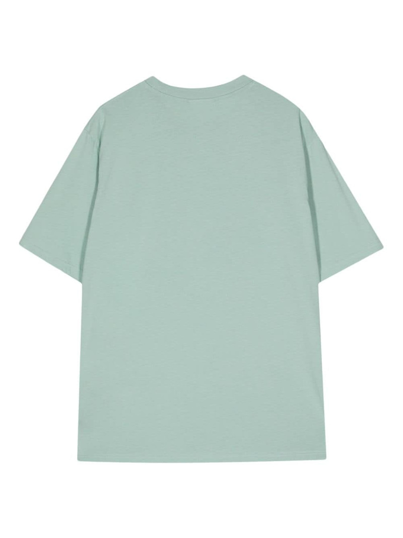 Maison Kitsuné Sunset Postcard-print cotton T-shirt outlook
