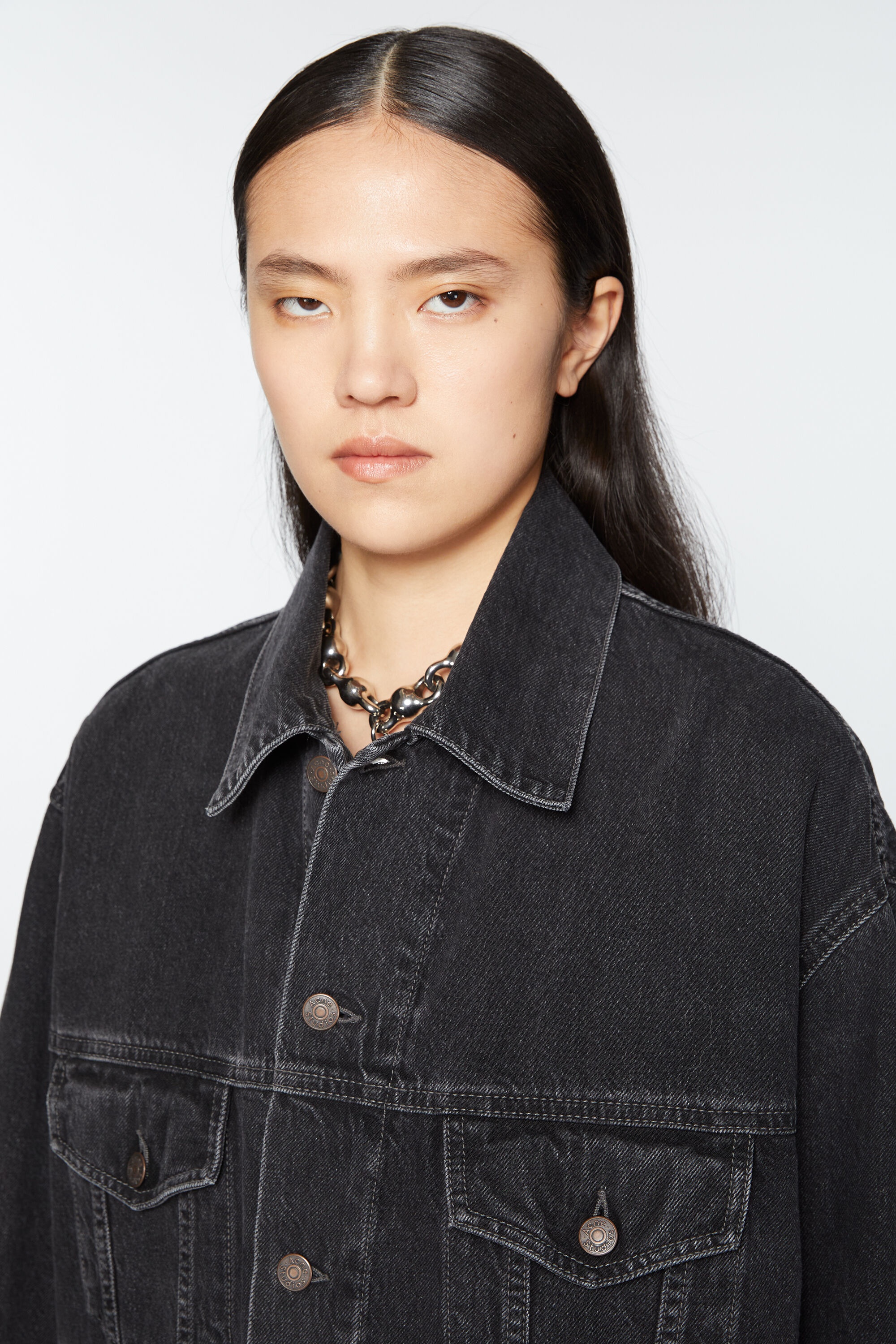 Denim jacket - Relaxed fit - Black - 6