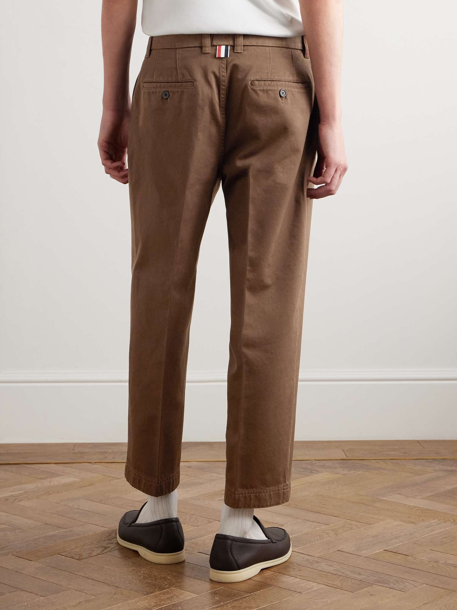 Utility Tapered Garment-Dyed Cotton-Twill Trousers - 4