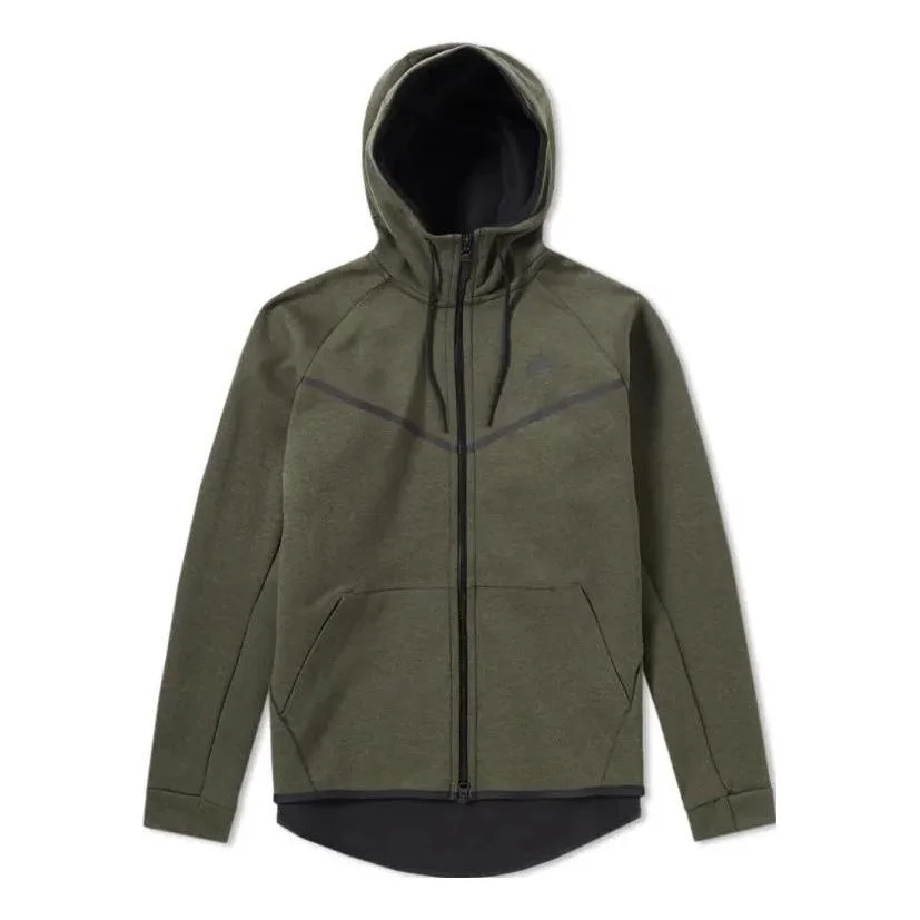 Nike Sportswear Tech Fleece Windrunner Full-Zip Hoodie 'SEQUOIA' 805144-355 - 1
