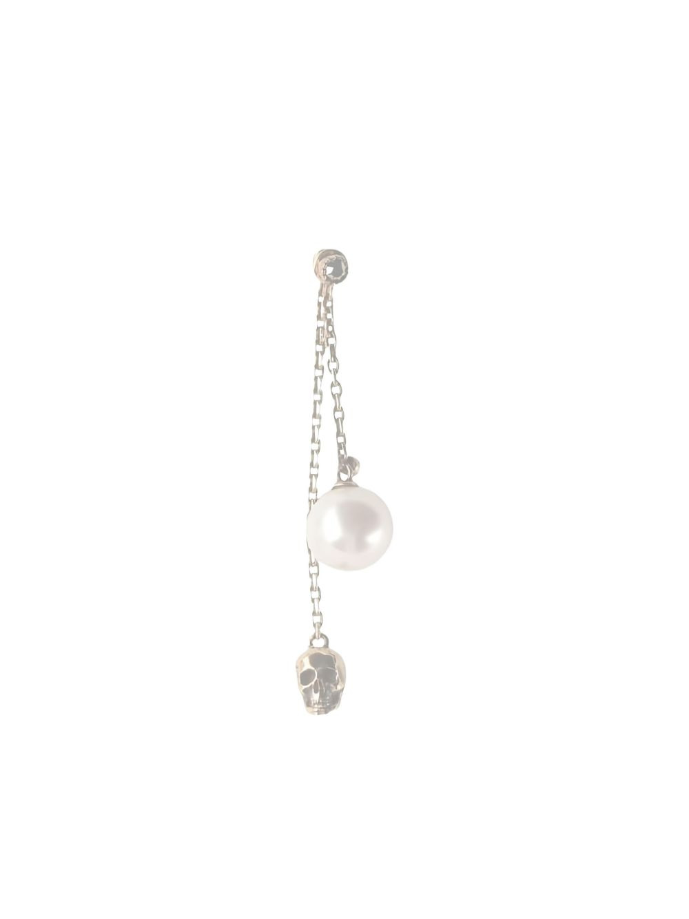 skull drop earrings - 2
