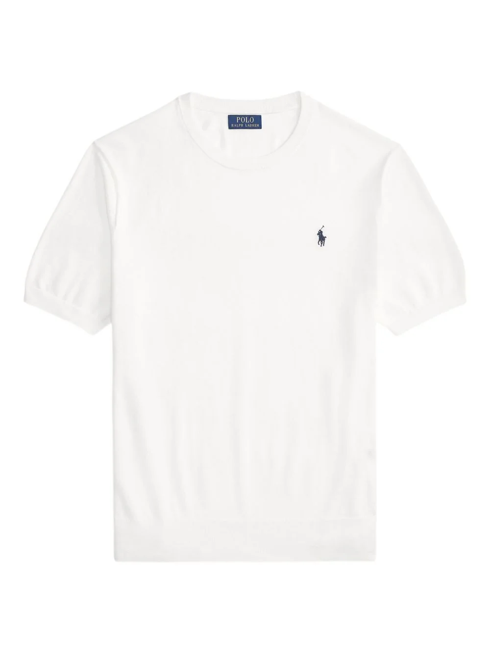 embroidered crew-neck short-sleeve T-shirt - 1