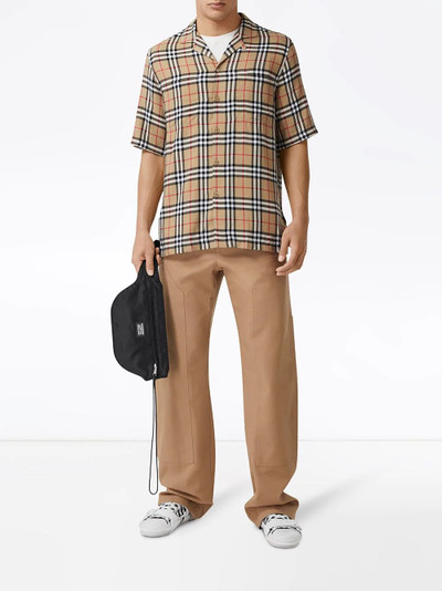 Burberry Vintage Check short-sleeved shirt outlook