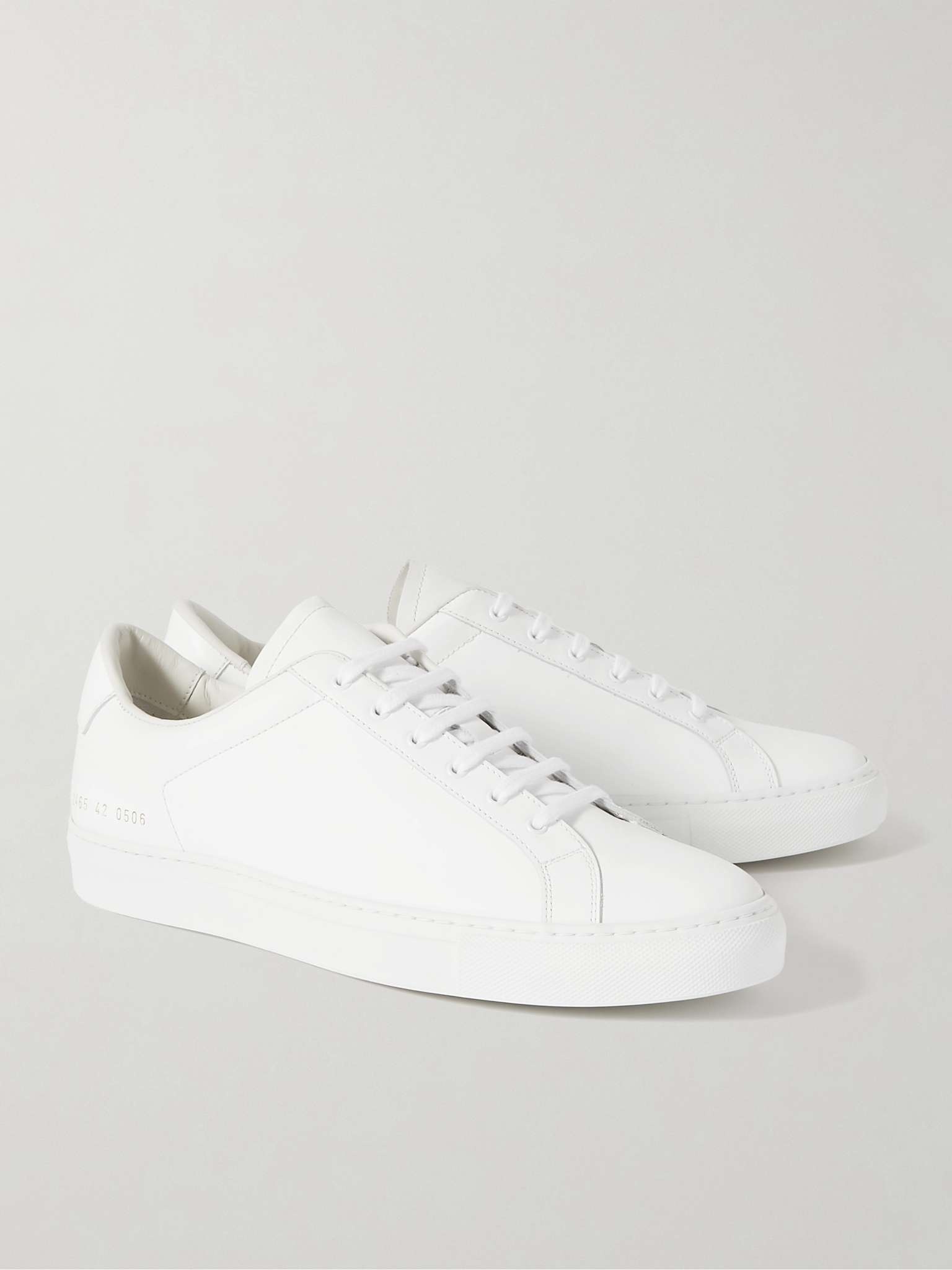 Retro Classic Leather Sneakers - 4