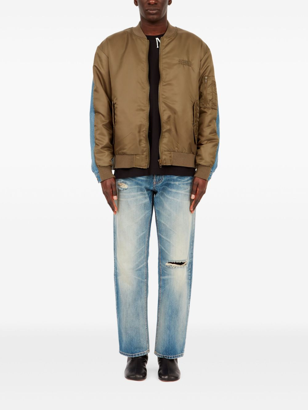 numbers-motif bomber jacket - 2