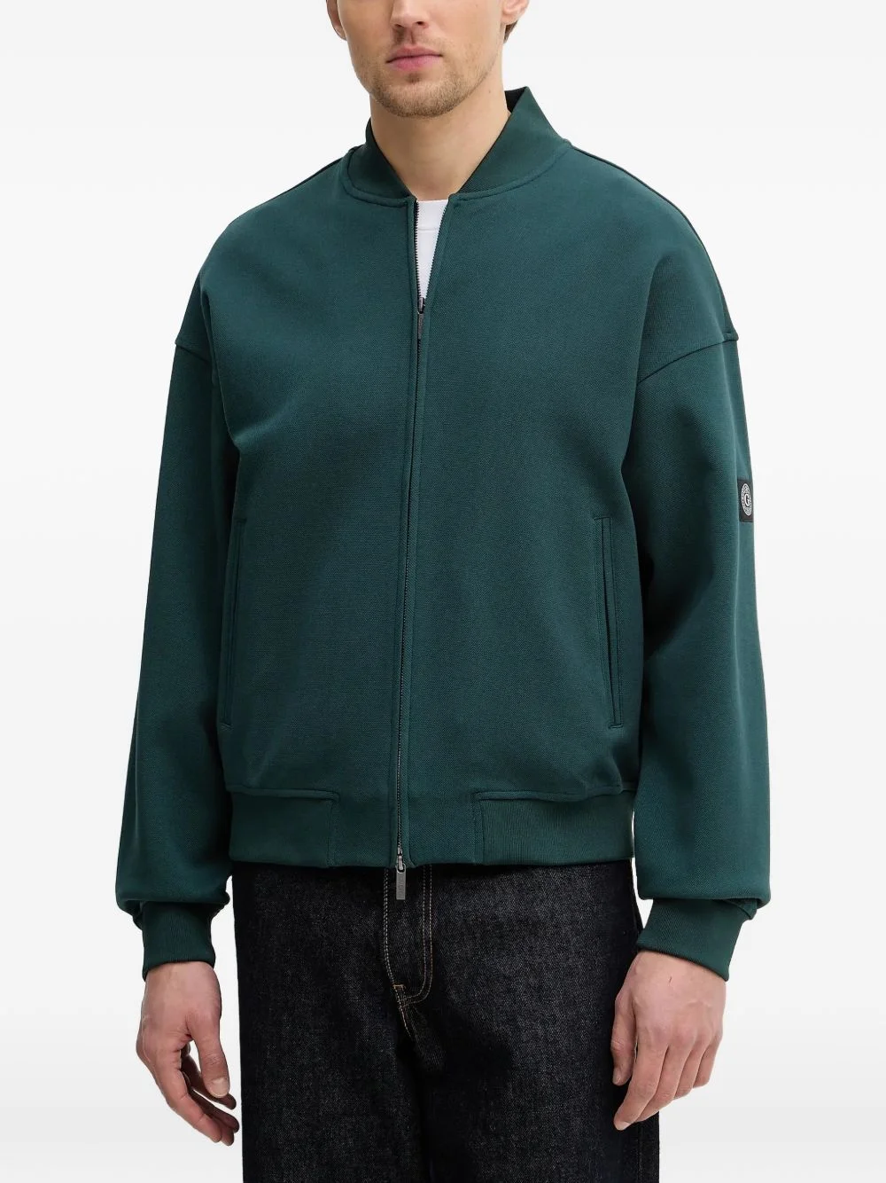 zip-up bomber jacket - 1