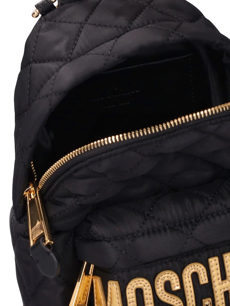 LOGO QUILTED MINI BACKPACK - 6