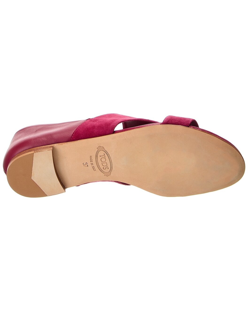TOD’s Leather & Suede Sandal - 4