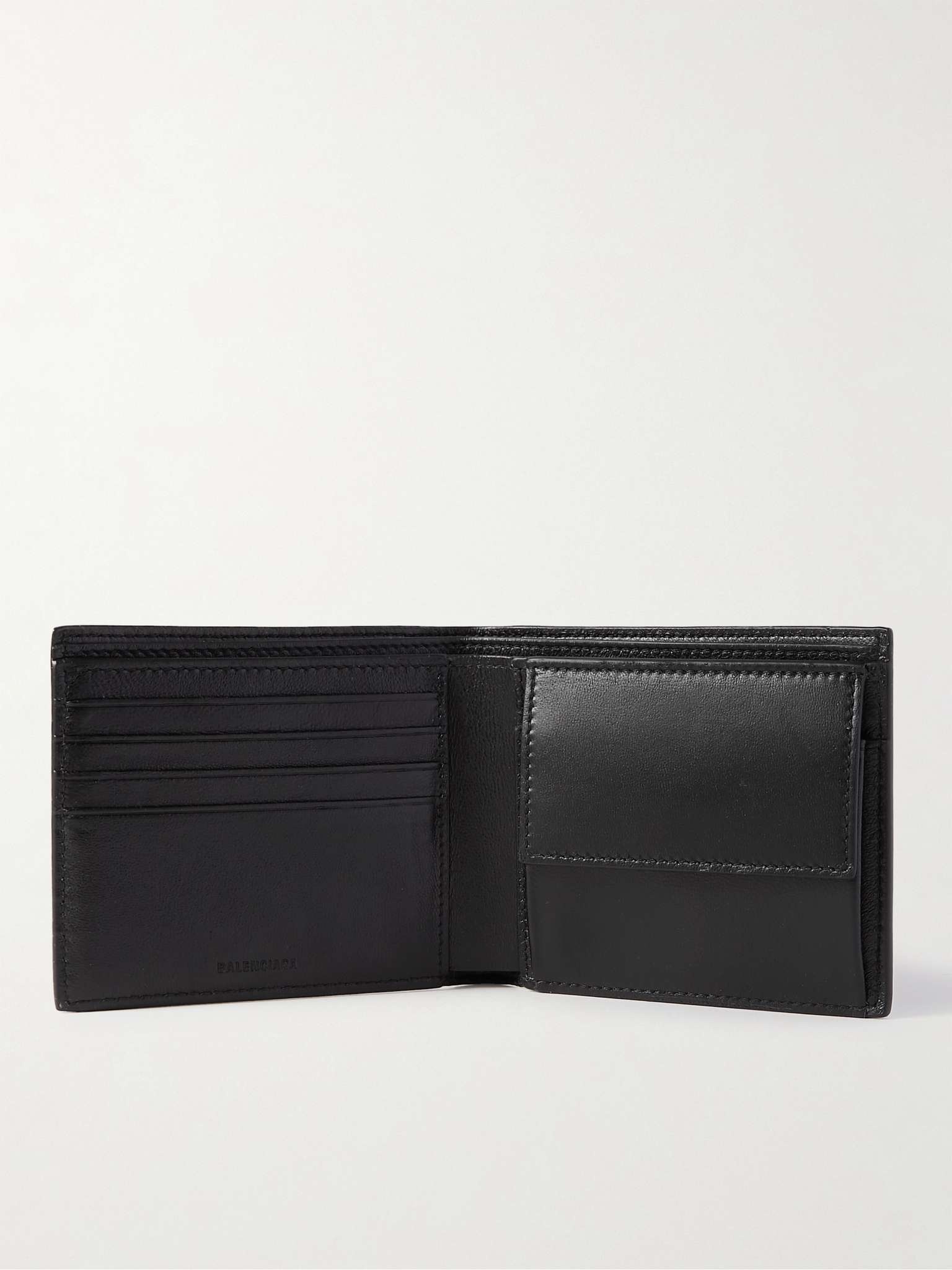 Logo-Perforated Full-Grain Leather Billfold Wallet - 2