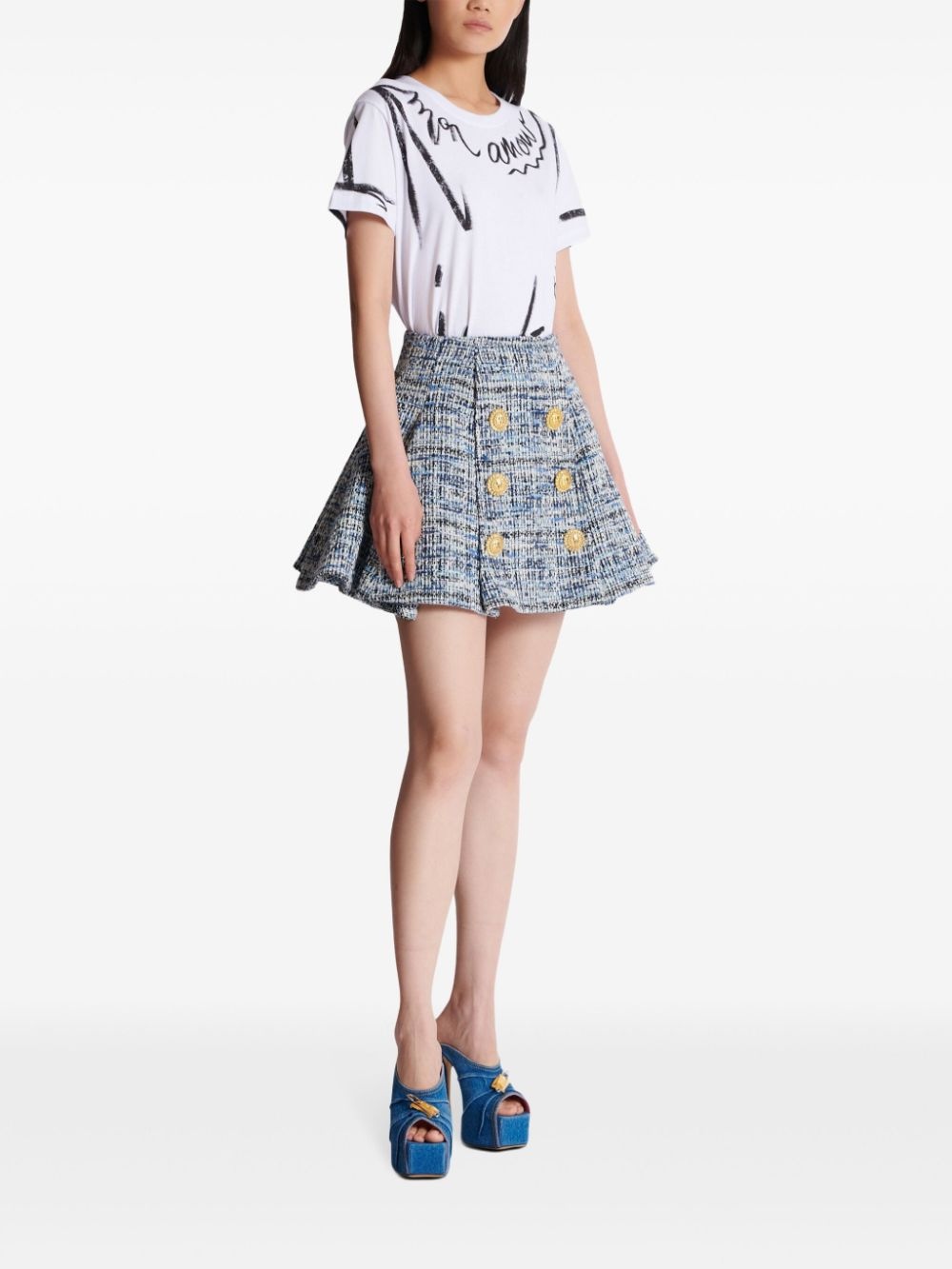 Tweed Skirt - 3