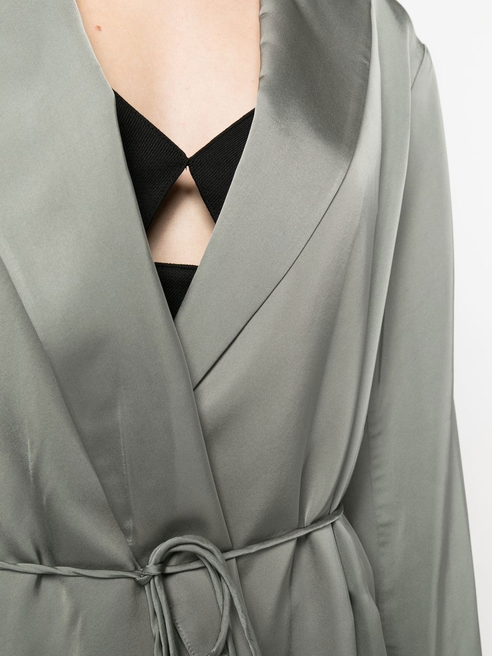 V-neck double-breasted blazer - 5