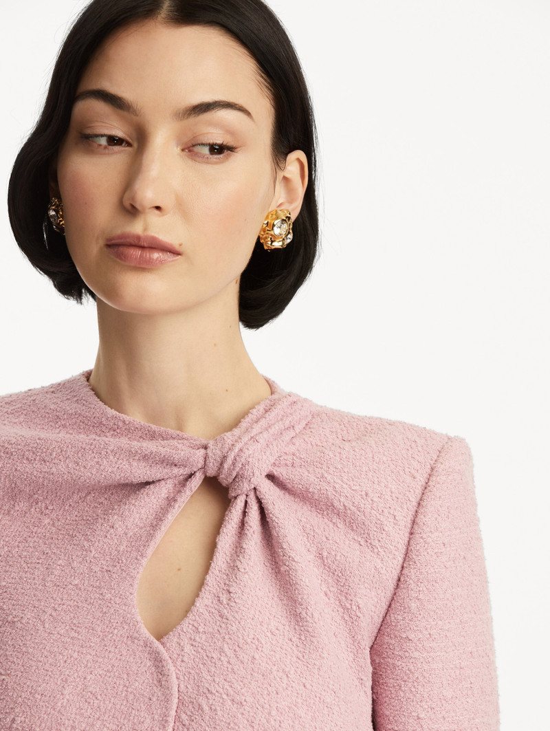 TWIST-DETAILED TWEED JACKET 6