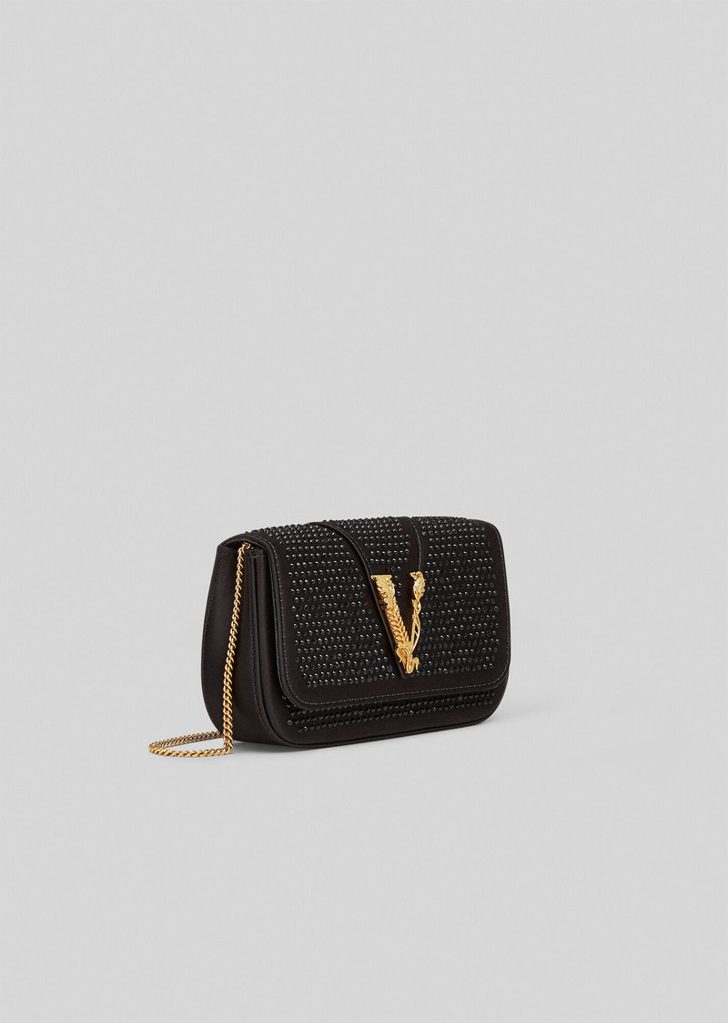 VERSACE Virtus Embellished Evening Bag outlook
