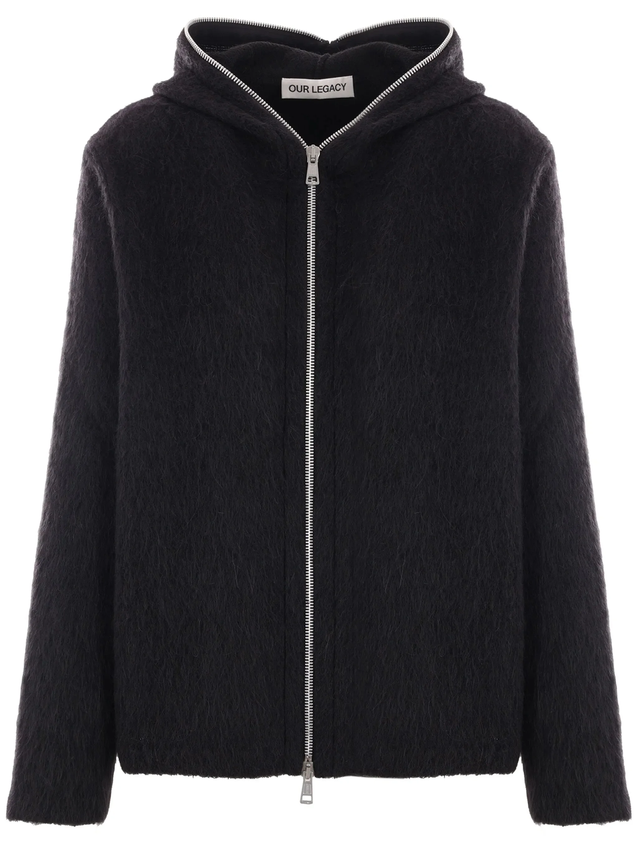 zip-fastening hoodie - 1