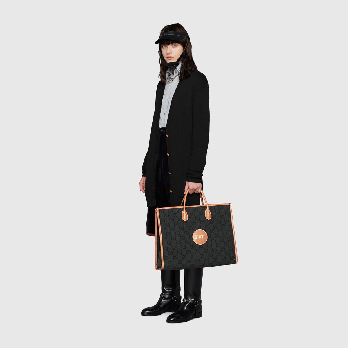 Tote bag with Gucci Script logo - 8