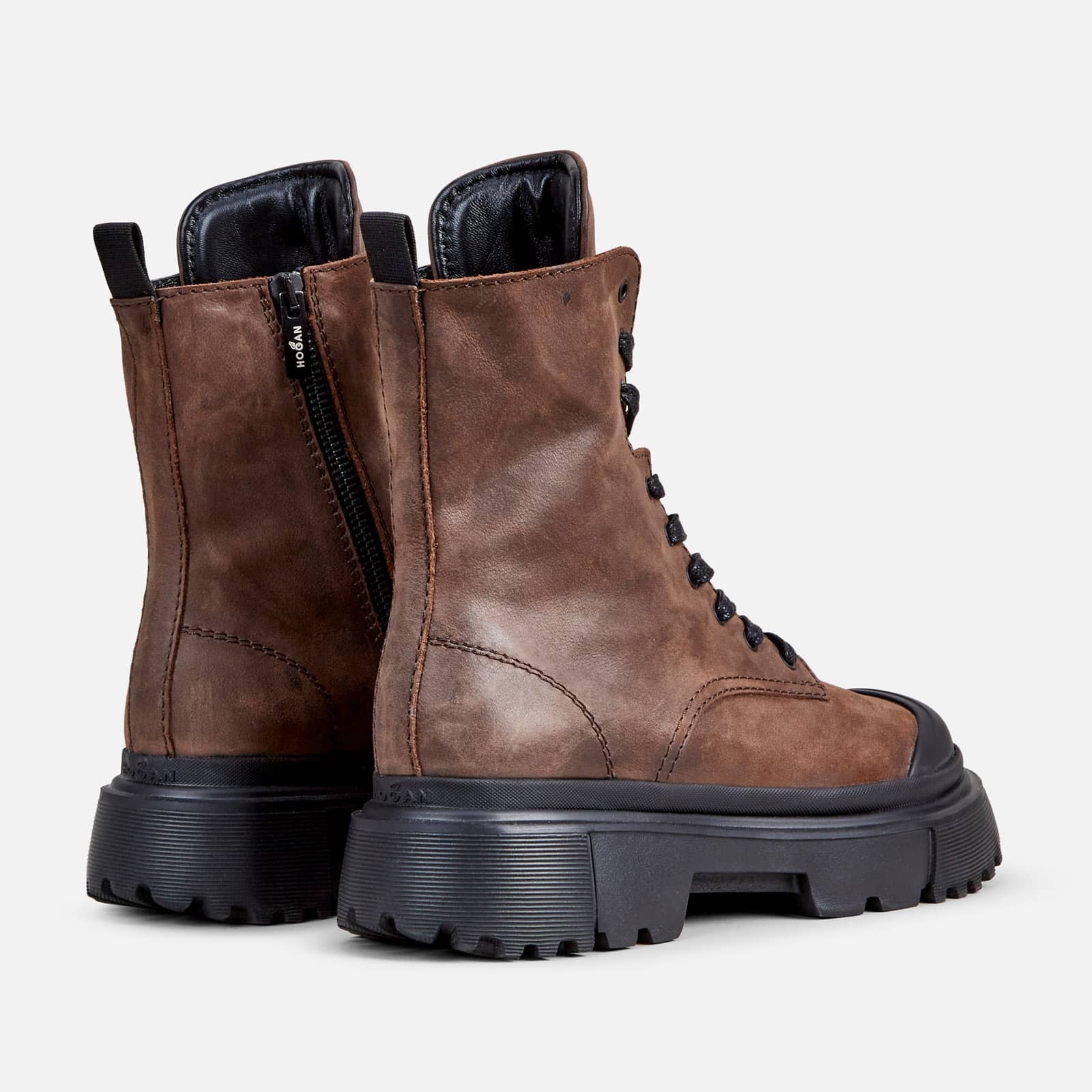 Combat Boots Hogan H619 Brown - 3