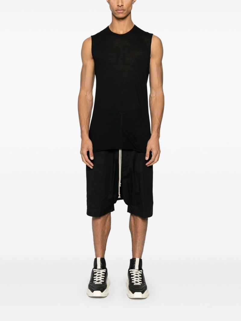 Rick Owens organic cotton tank top outlook