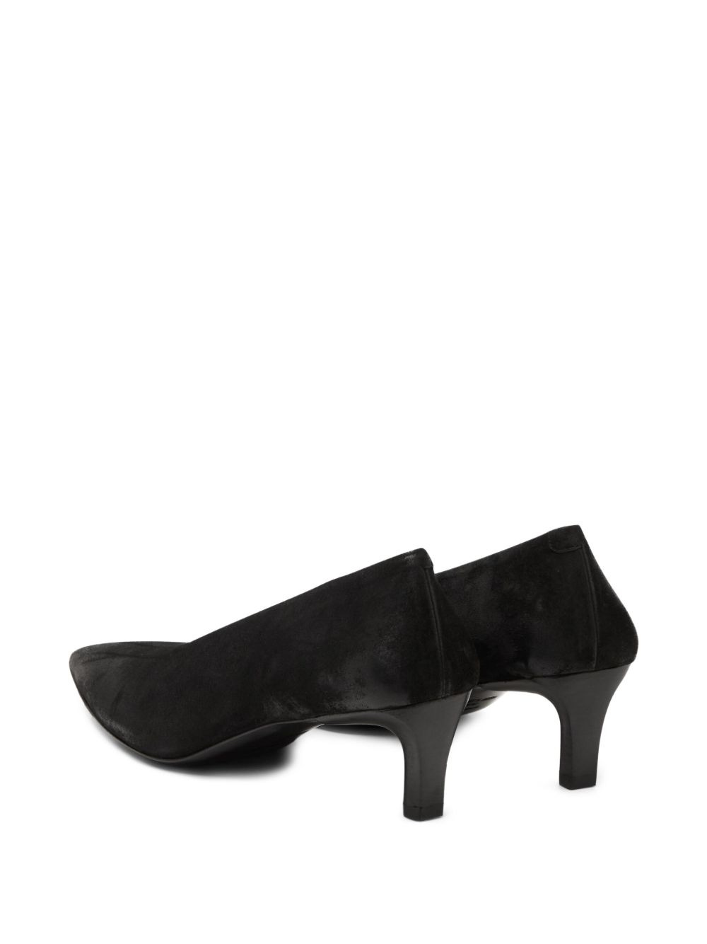 pointed-toe leather pumps - 3