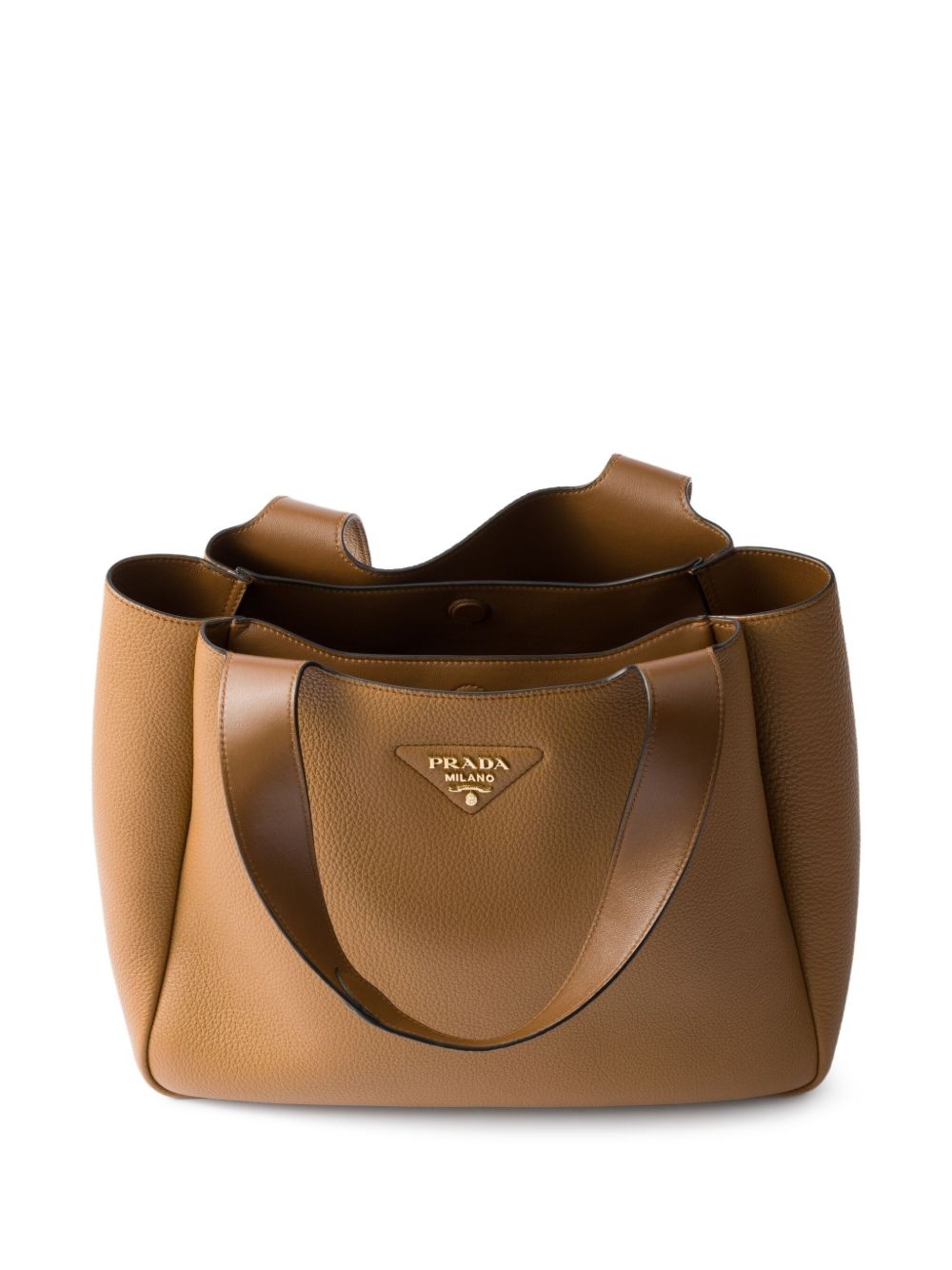medium leather tote bag - 4