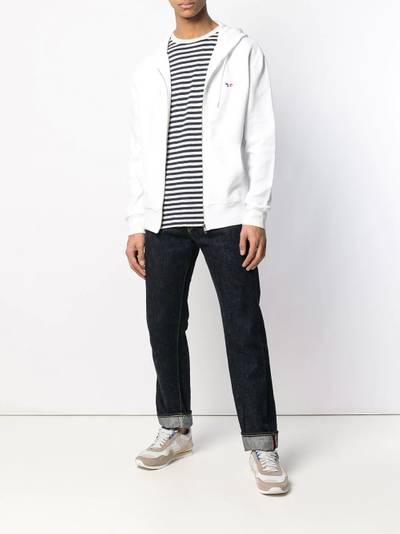 Maison Kitsuné fox zip up hoodie outlook