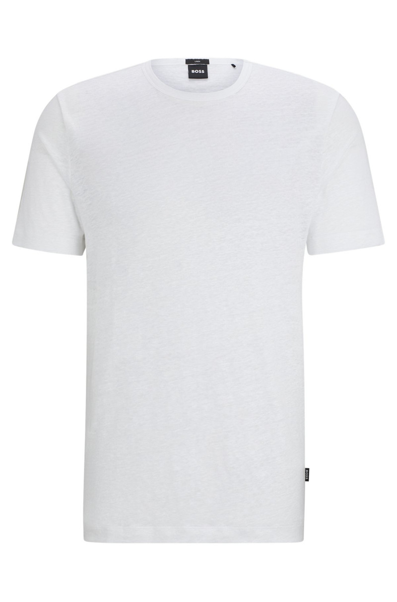 REGULAR-FIT T-SHIRT IN LINEN 1