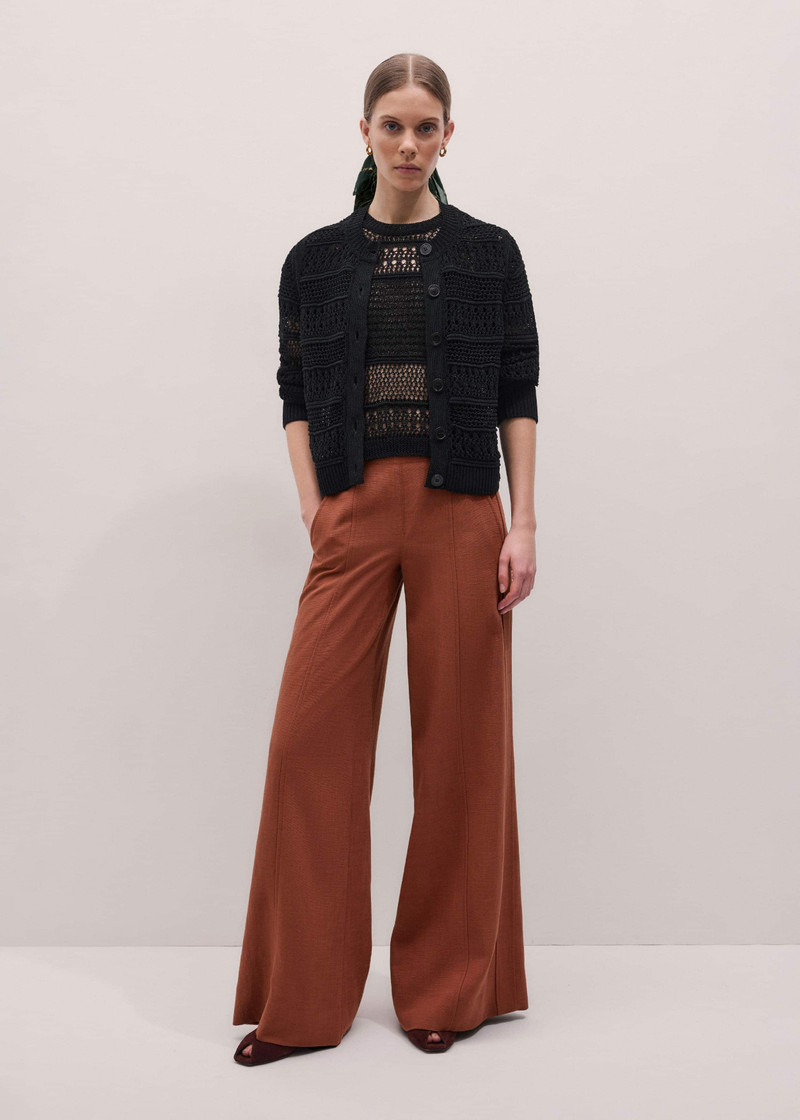 Linear Knit Straight Cardigan 3