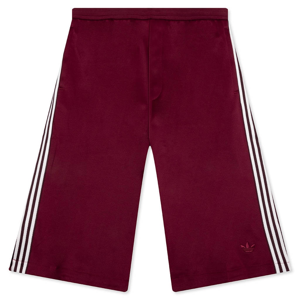 ADIDAS X WALES BONNER TRACK SHORTS - COLLEGIATE BURGUNDY - 1