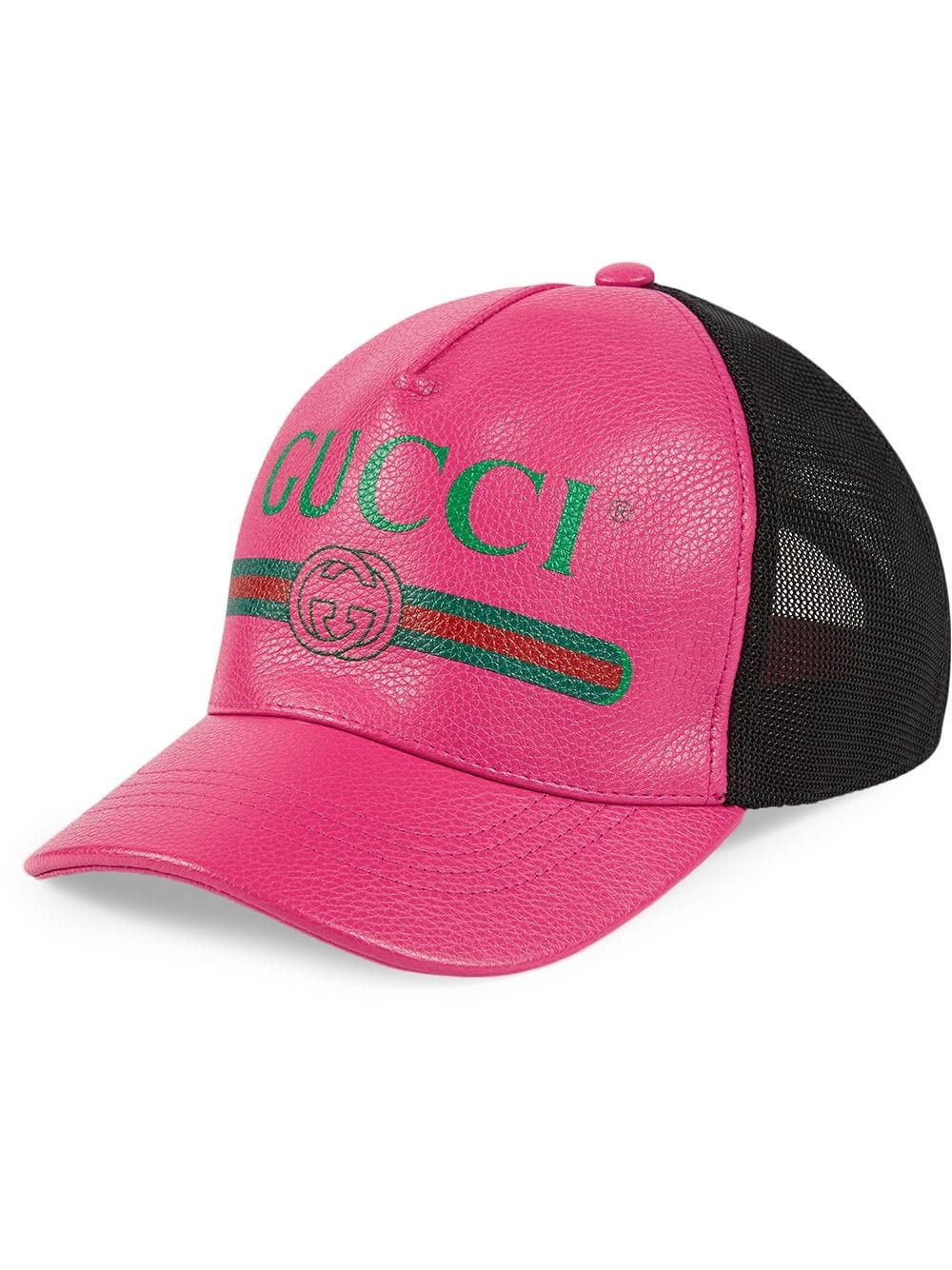 logo print baseball cap - 1