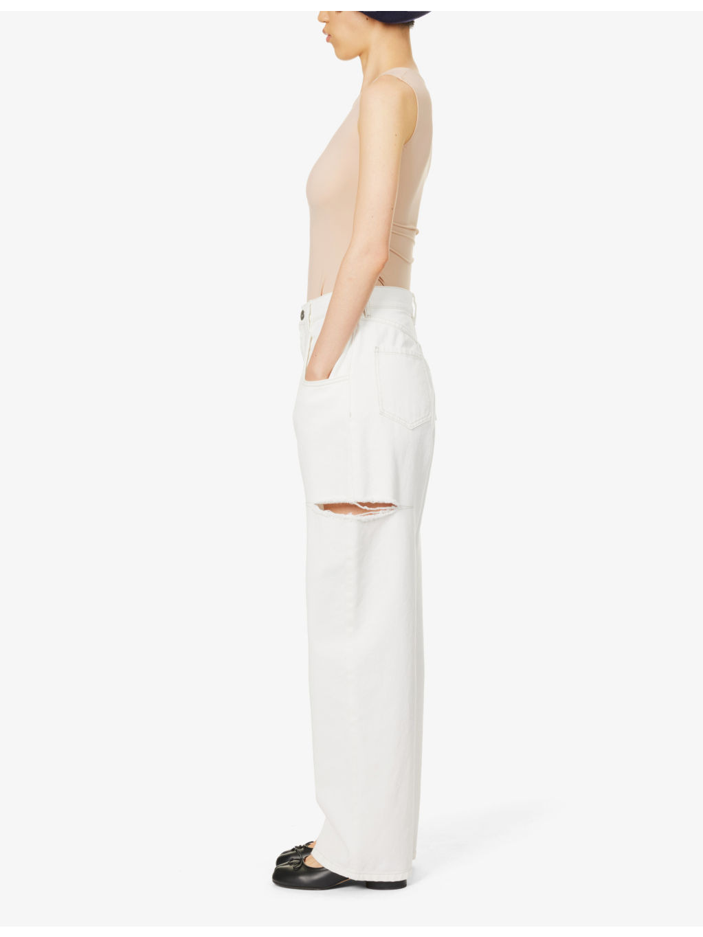 Icons cut-out straight-leg high-rise jeans - 2