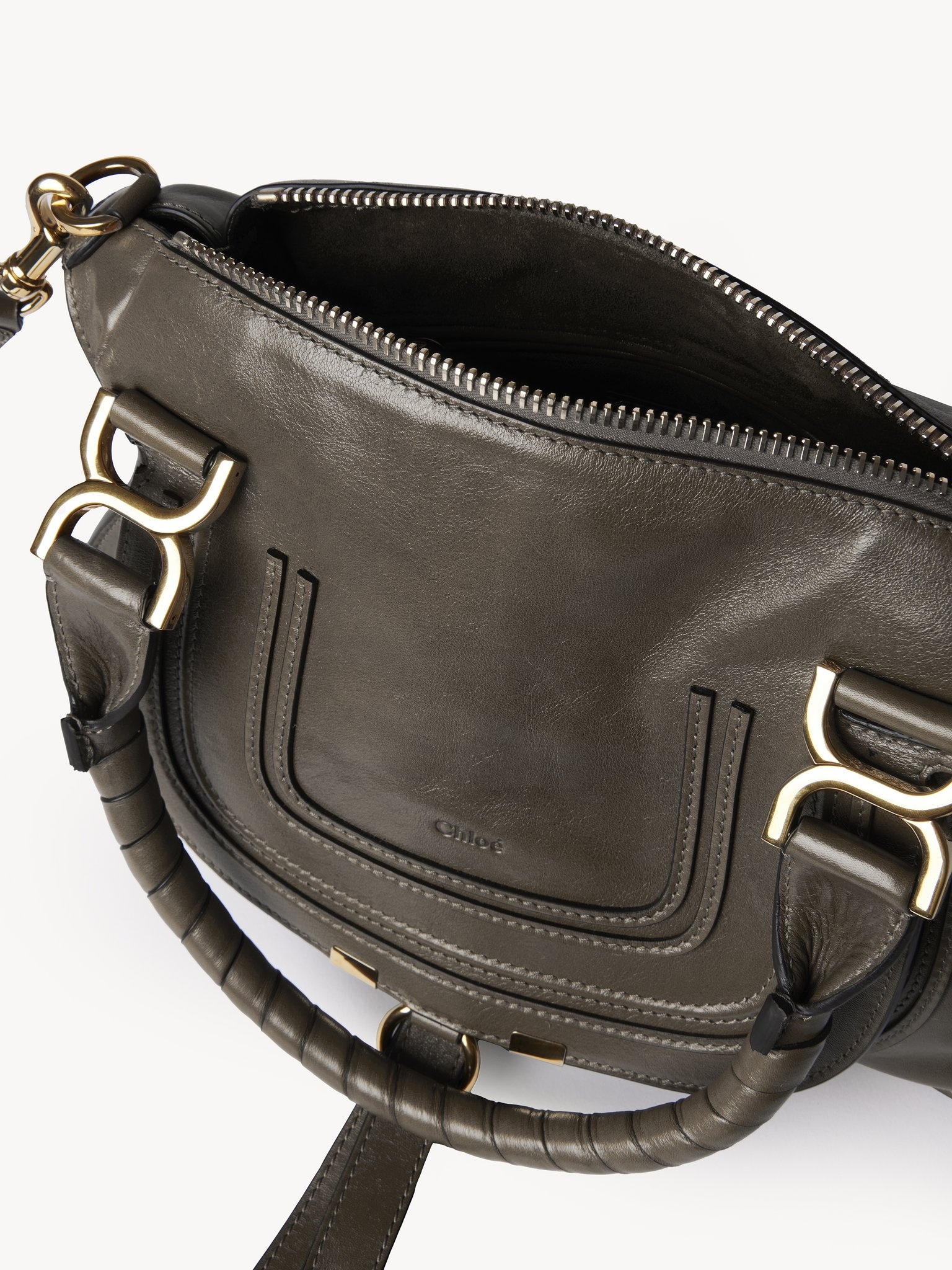 SMALL MARCIE BAG IN SHINY LEATHER - 5