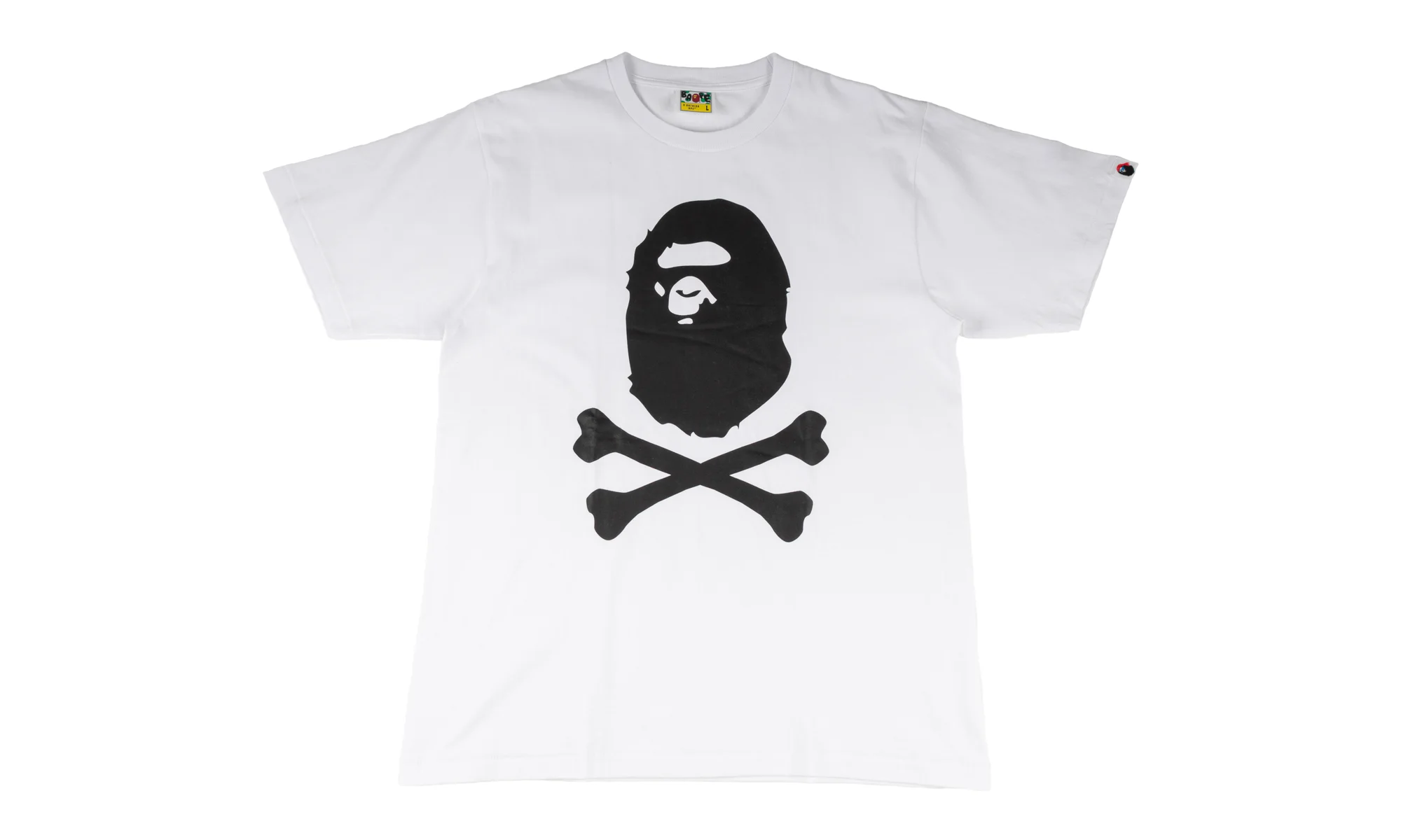 Bape Ape Crossbone Tee "White" 4L20 110 008 - 1