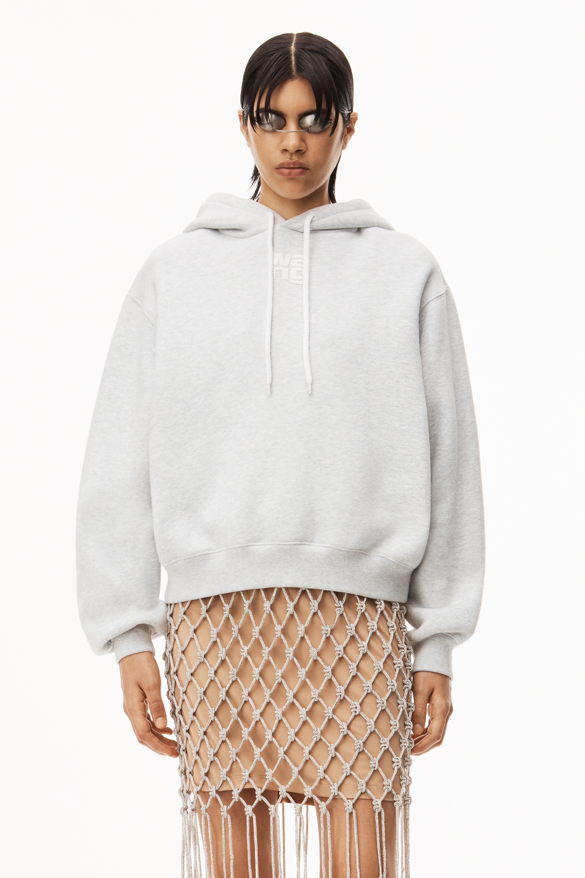 PUFF LOGO HOODIE IN STRUCTURED TERRY - 2