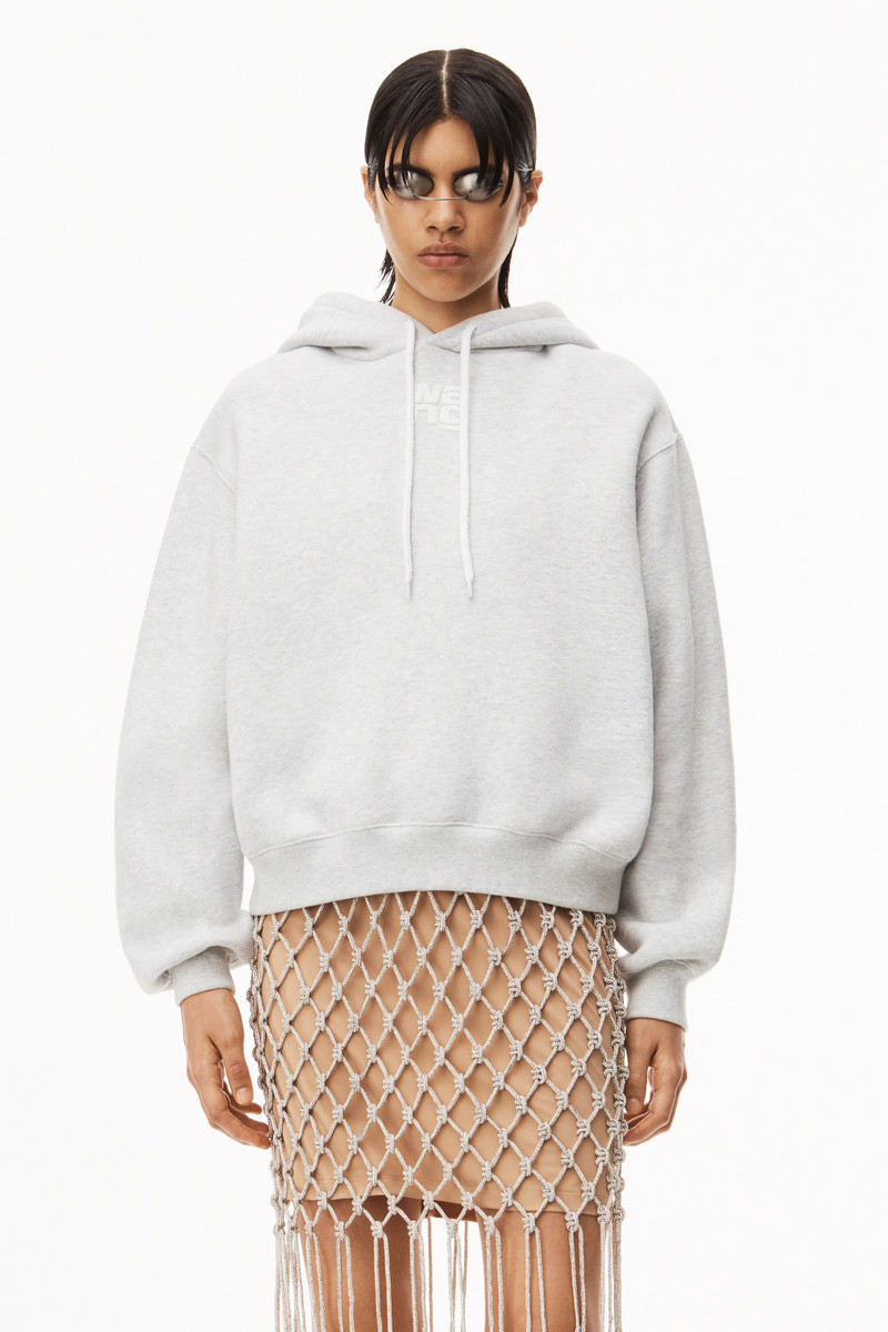 PUFF LOGO HOODIE IN STRUCTURED TERRY 2
