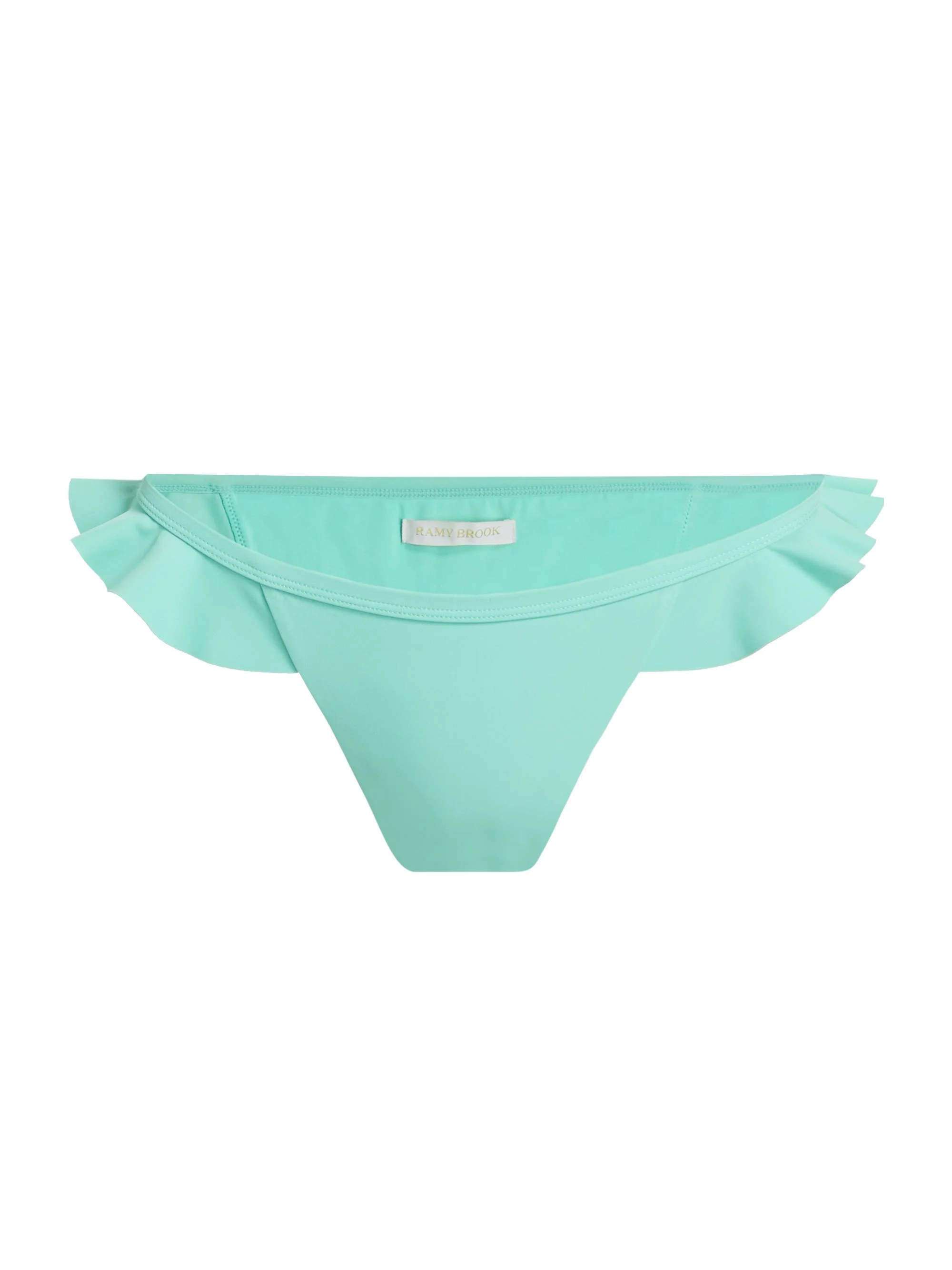 Women's Loretta Ruffled Bikini Bottom - Seaglass - 1