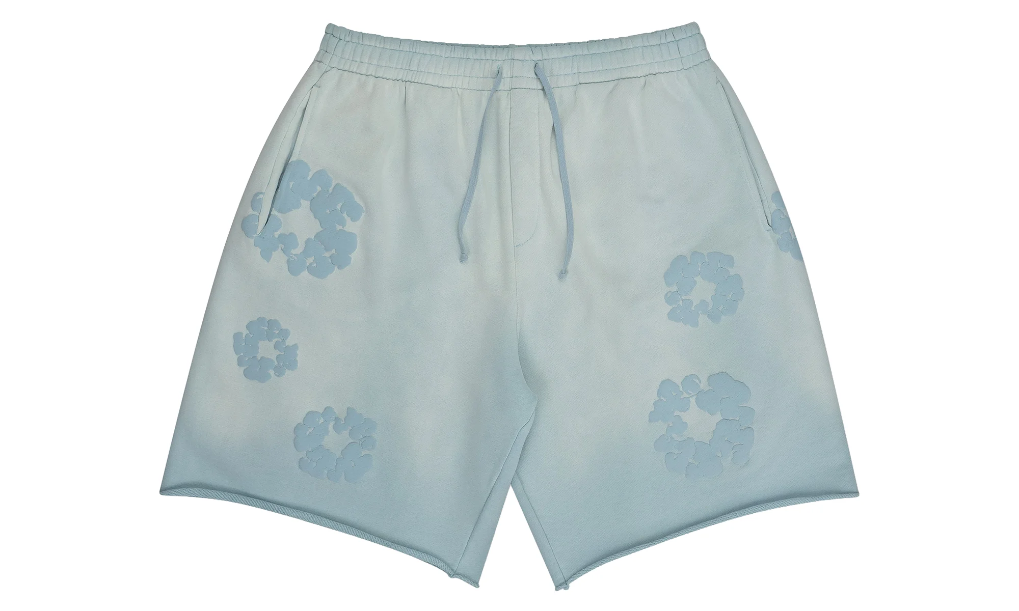 Mono Wreath Sweatshorts "Blue" DT887 - 1