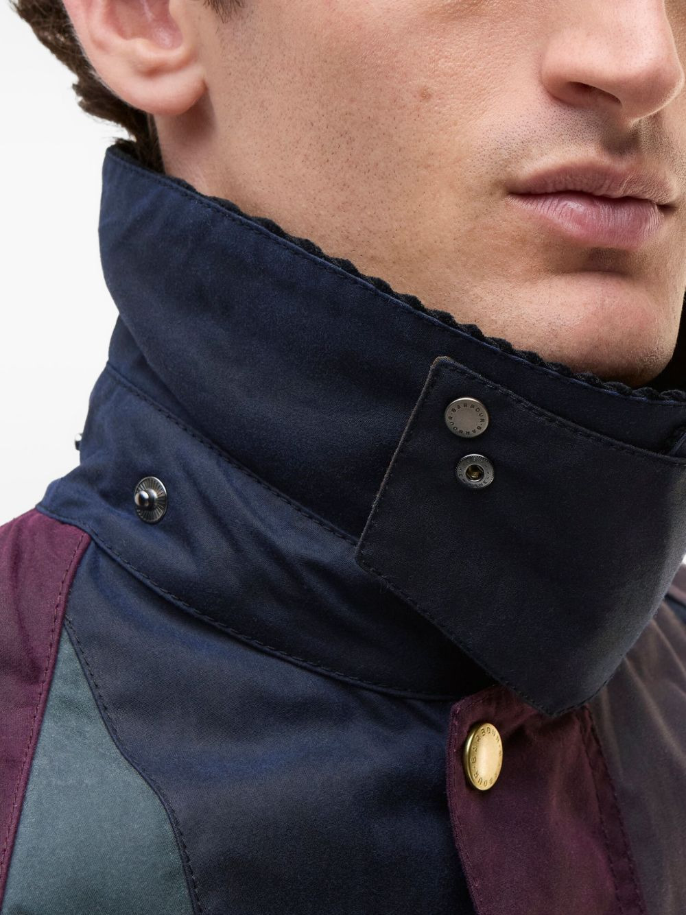 X PAUL SMITH CORDUROY-COLLAR PATCHWORK JACKET - 5